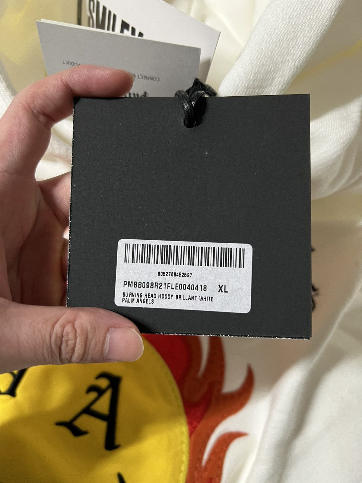 Palm Angels 「retail💲935」Brand new palm angels x smiley burning hoodie Size US XL / EU 56 / 4 - 6 Thumbnail