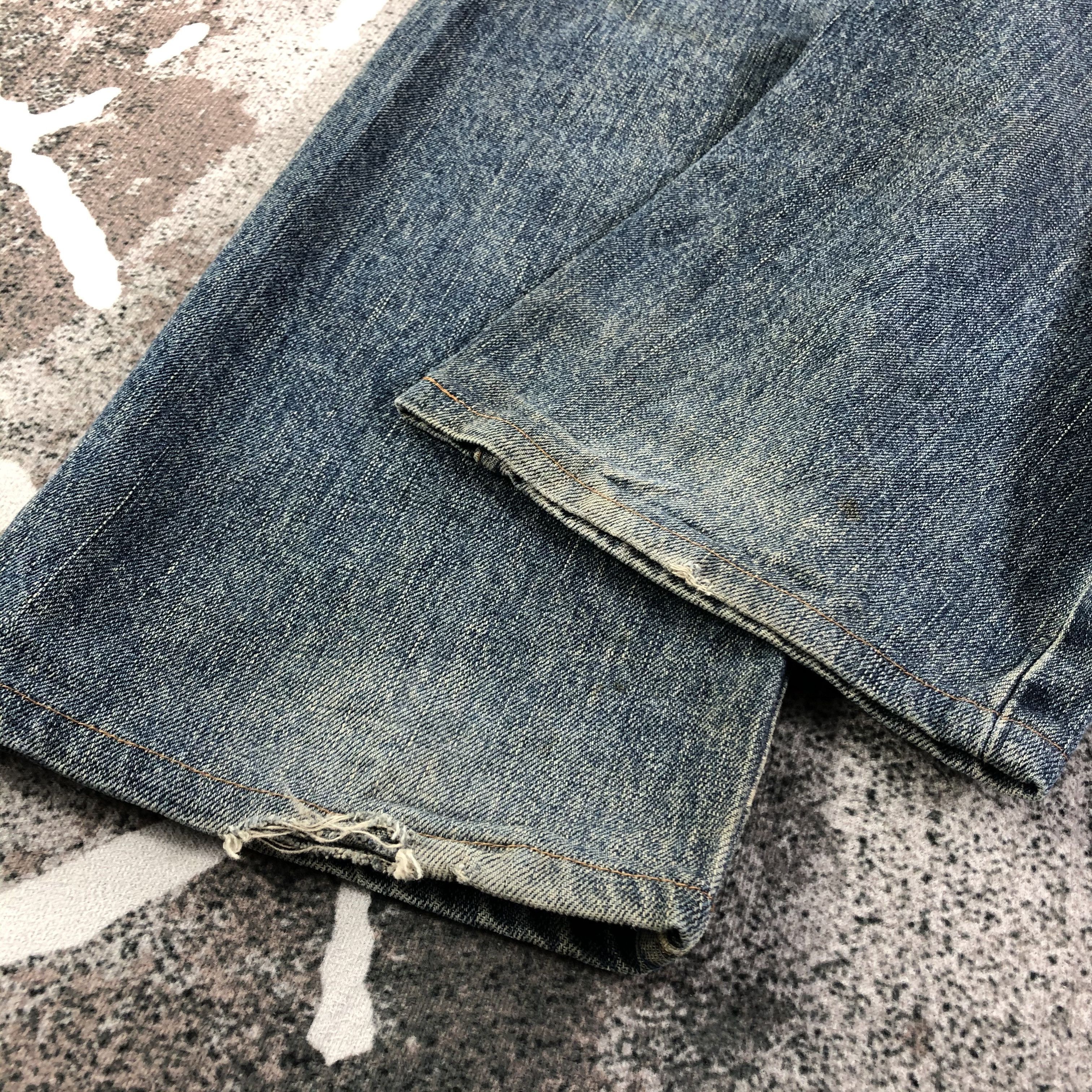 Levi's Vintage 90s Levis 502 Jeans Dirty Blue Wash Denim KJ1909 Size US 28 / EU 44 - 6 Thumbnail