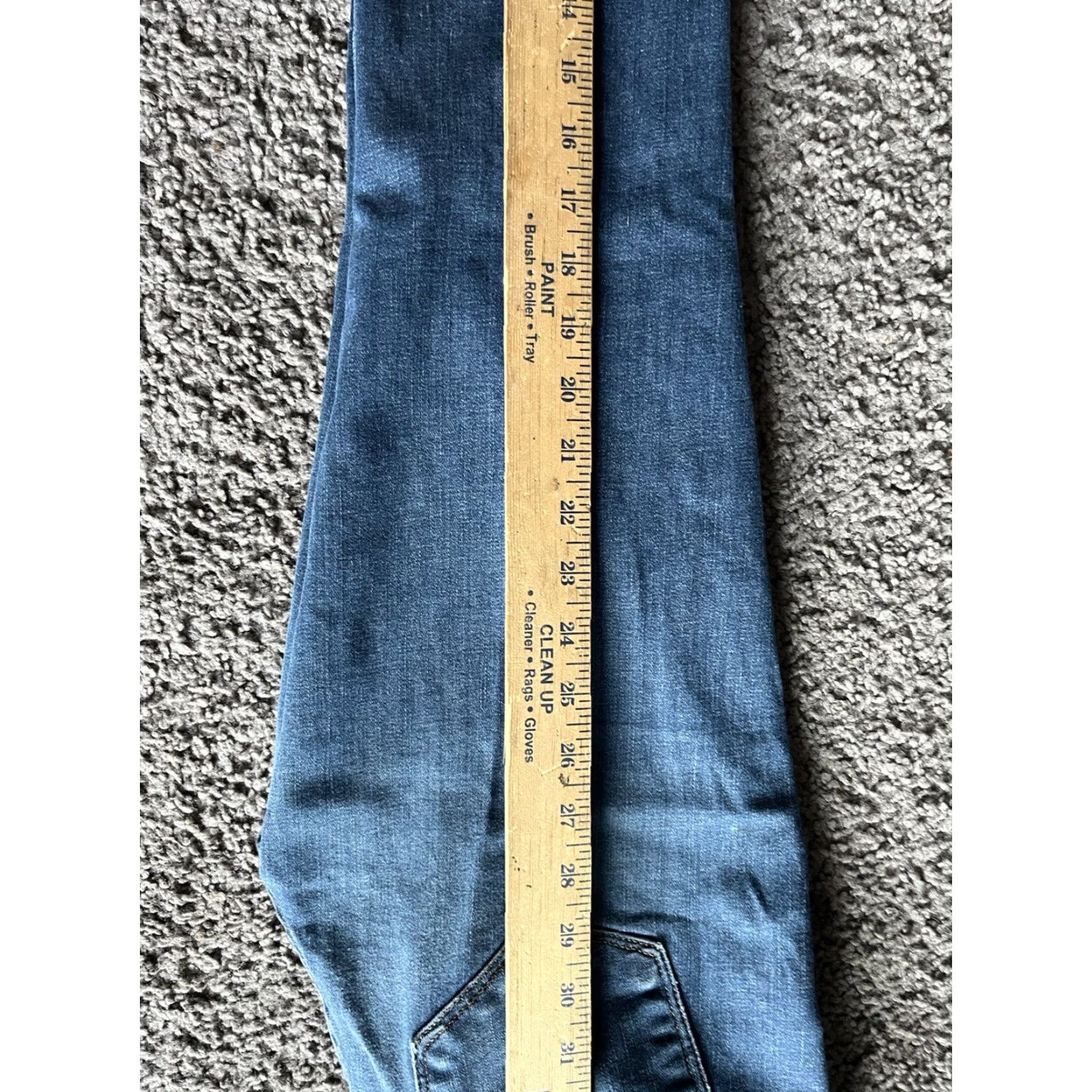 Vintage J Crew Jeans Teens in Garment-solid Blue Summer Size 27 Ankle Toothpick Skinny Size 27" / US 4 / IT 40 - 7 Thumbnail