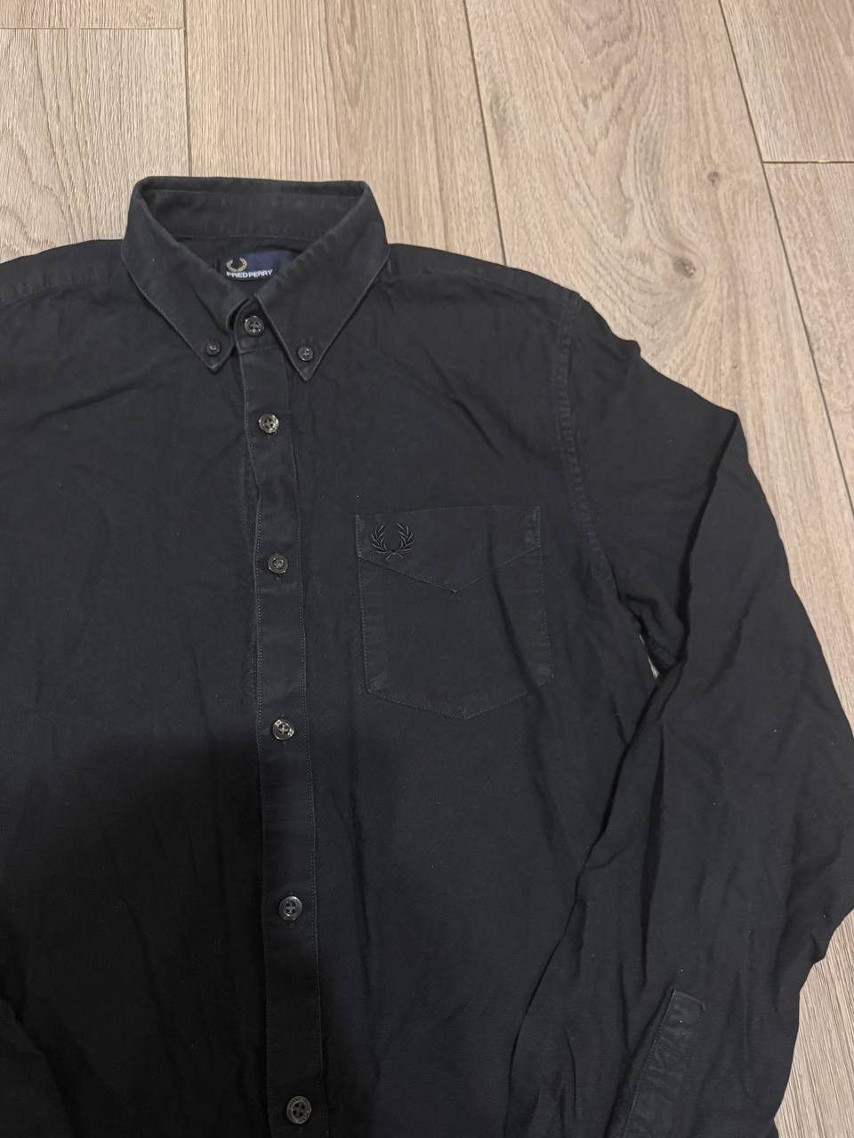 Fred Perry Fred Perry Button Shirt mens Long Sleeve Black Small Regular Size US S / EU 44-46 / 1 - 3 Thumbnail