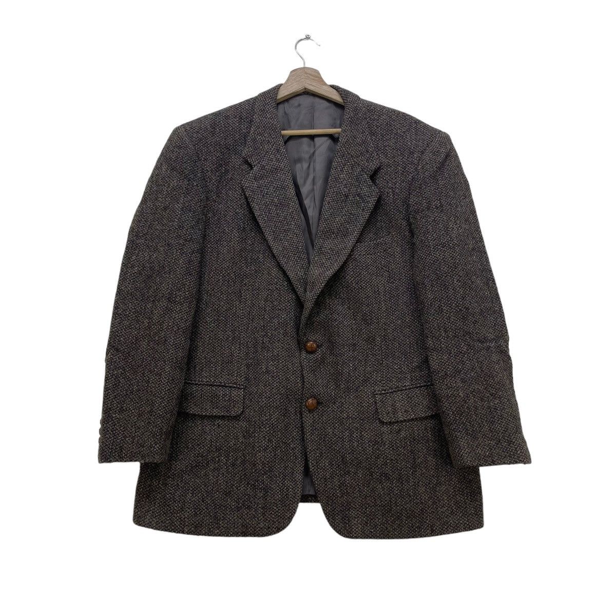 Harris Tweed × Stanley Blacker 💥Vintage Haris Tweed X Stanley Blacker Jacket Size US M / EU 48-50 / 2 - 1 Thumbnail