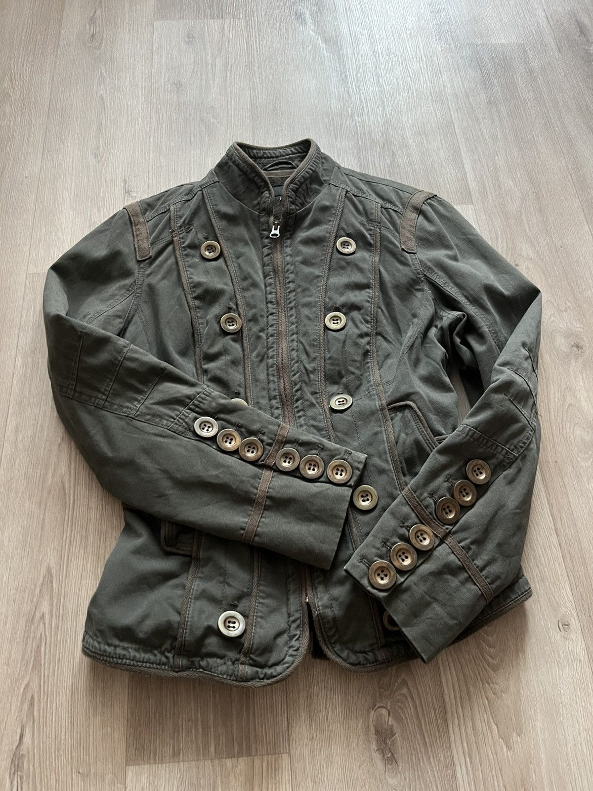 Japanese Brand 00s Napoleon Jacket If Six Was Nine PPFM Balmain Vibe Japan Size M / US 6-8 / IT 42-44 - 2 Thumbnail