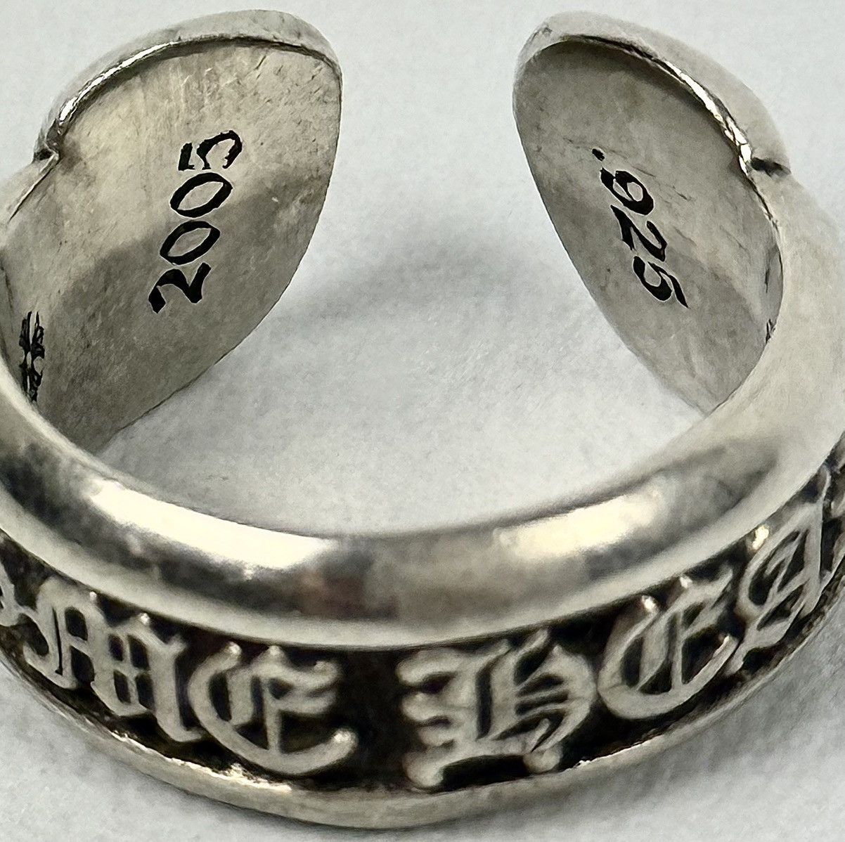 Chrome Hearts Chrome Hearts - Scroll - Label Ring (SIZE 7) Size ONE SIZE - 8 Thumbnail