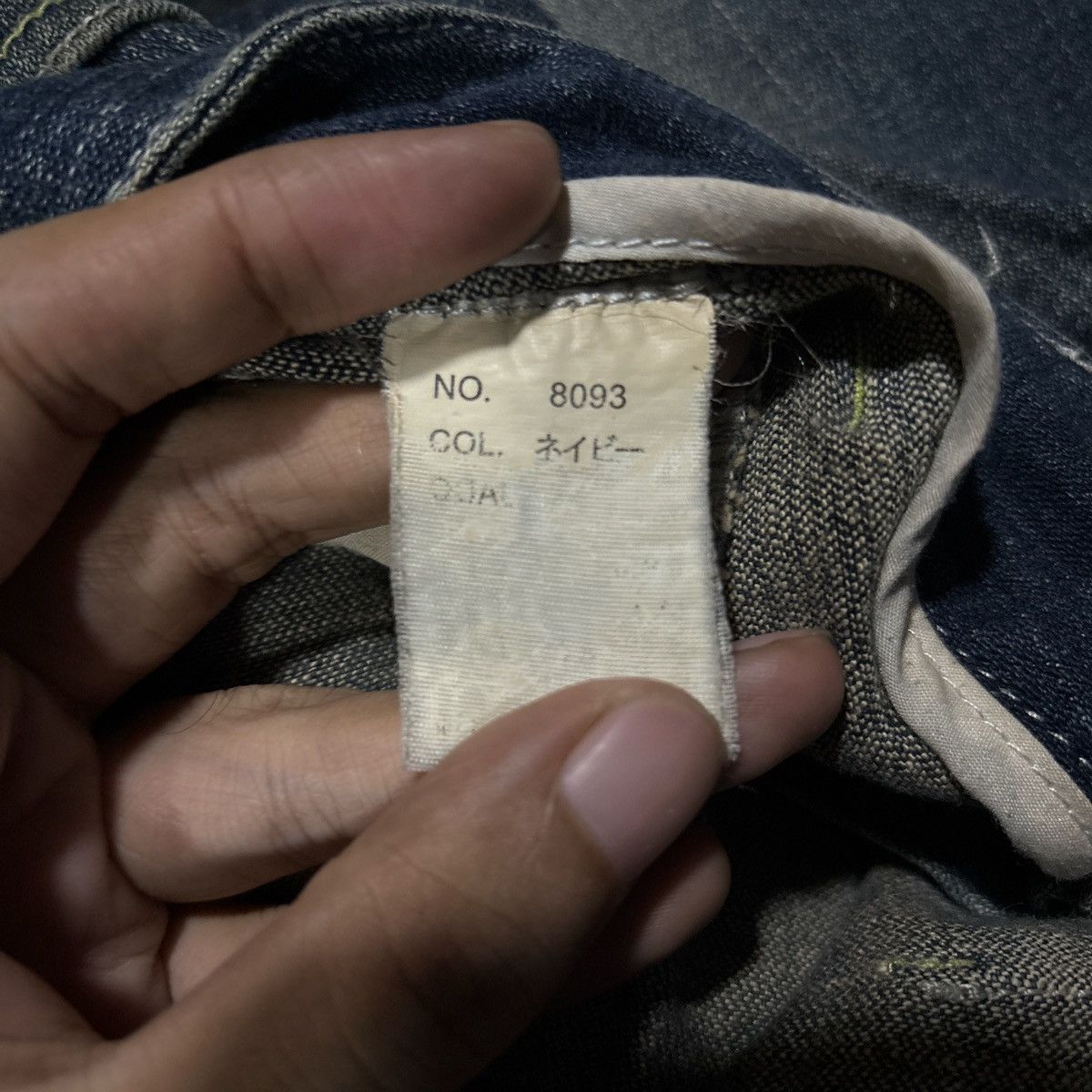 Japanese Brand Vintage Japanese Brand Buckle Back Mud Wash Bootcut Jeans Size 35" - 10 Thumbnail