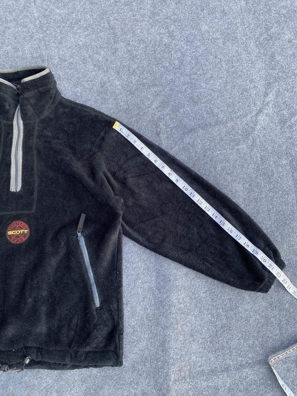 Goldwin × Schott Vintage schott half zipper fleece Size US M / EU 48-50 / 2 - 8 Thumbnail