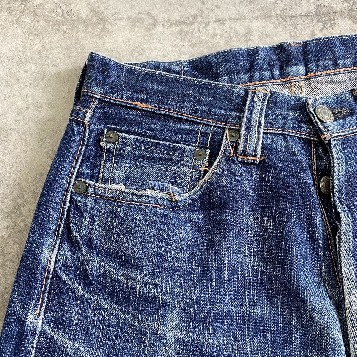 Full Count & Co. Vintage Full Count Japan Faded Blue Selvedge Denim Jeans Size US 28 / EU 44 - 11 Thumbnail