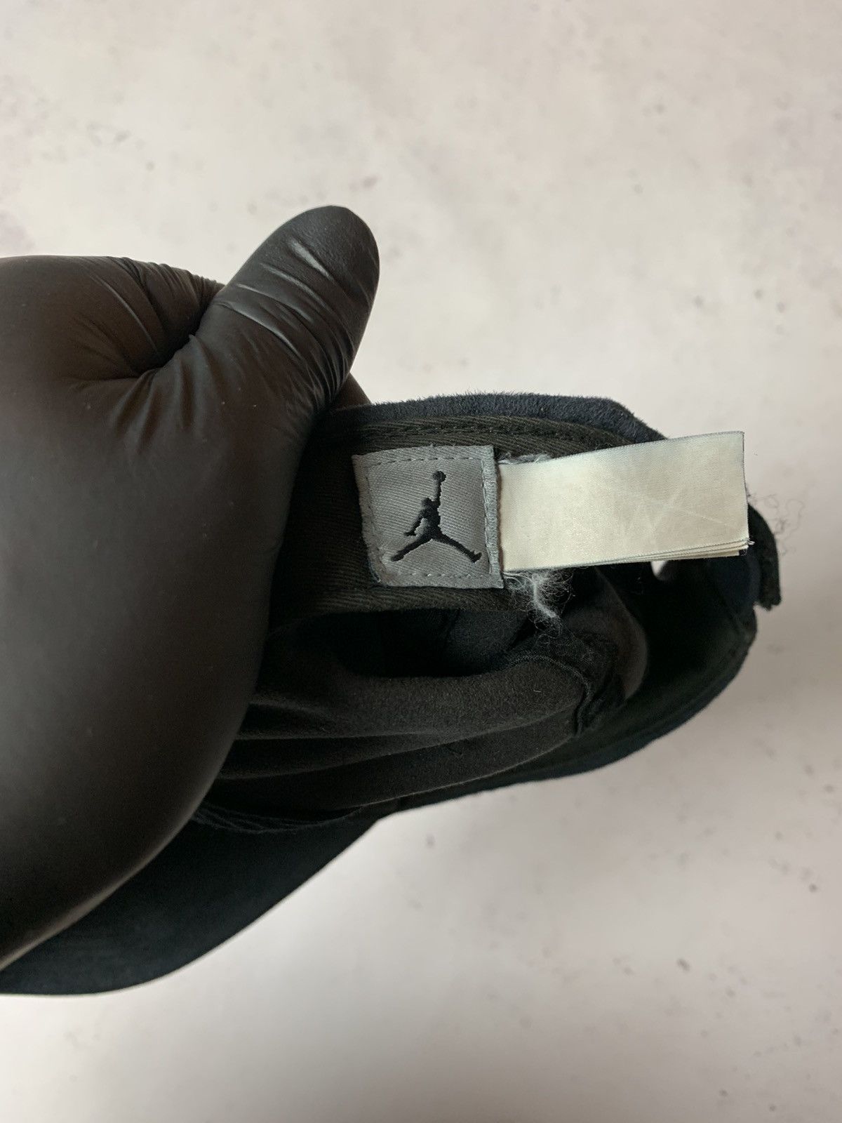 Jordan Brand Vintage 90's Jordan Brand Velour Big Logo Y2K Cap Size ONE SIZE - 5 Thumbnail