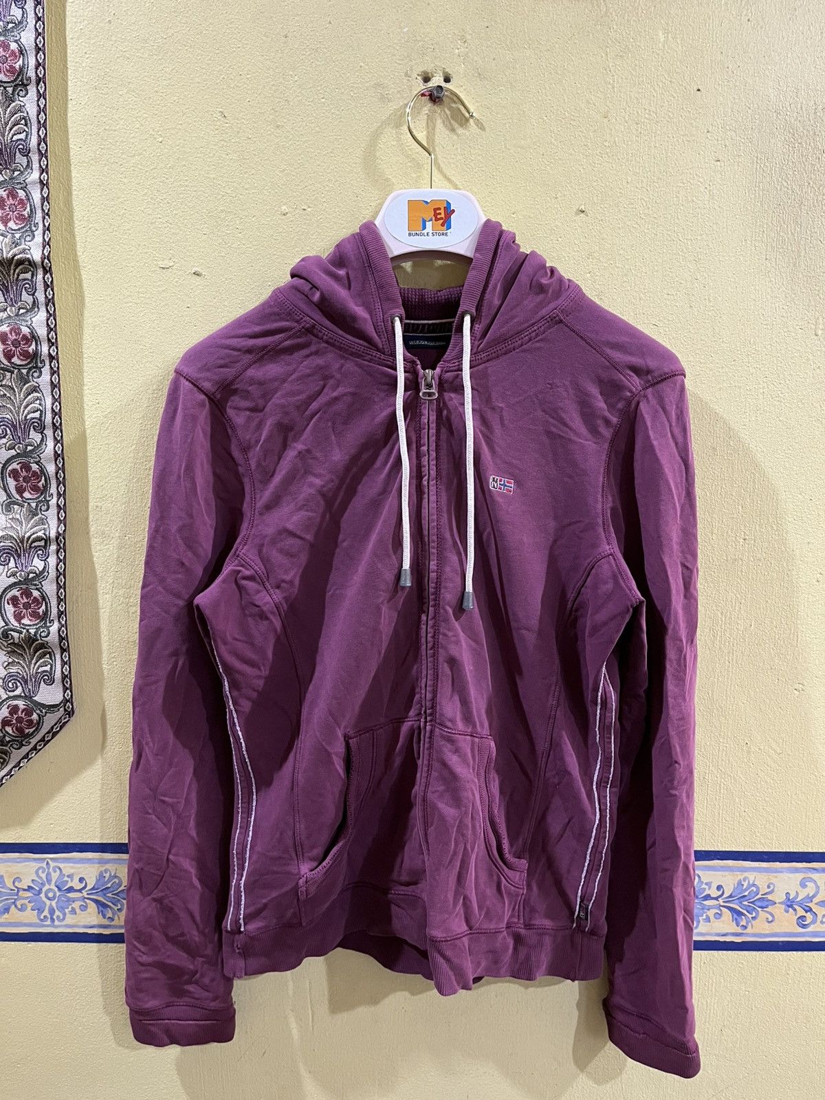 Napapijri Napajiri generic purple zip-up hoodies Size S / US 4 / IT 40 - 1 Thumbnail