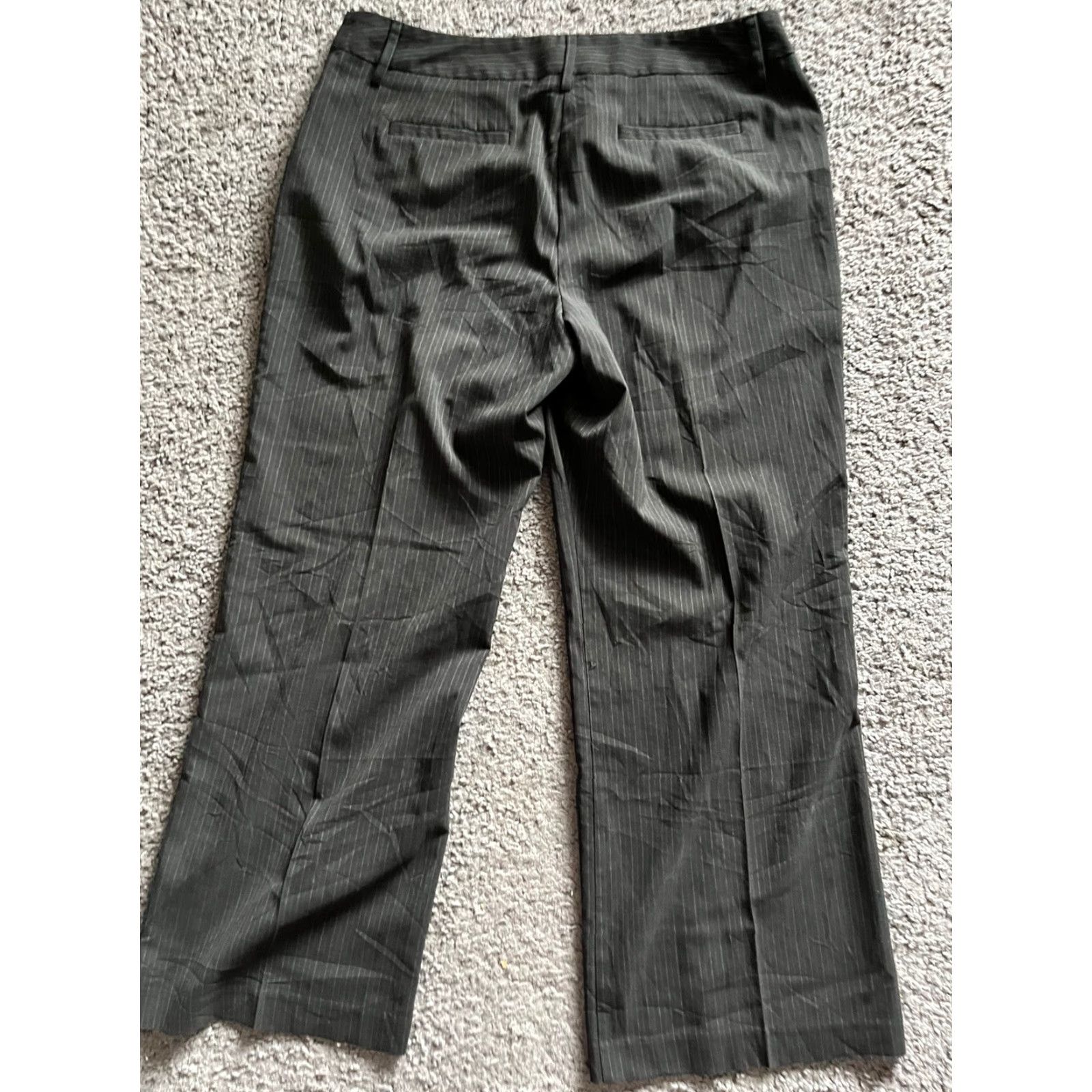 Van Heusen Van Heusen Studio Women's Modern Fit Pants Black Striped Size 12S Petites Size 34" / US 12 / IT 48 - 3 Thumbnail