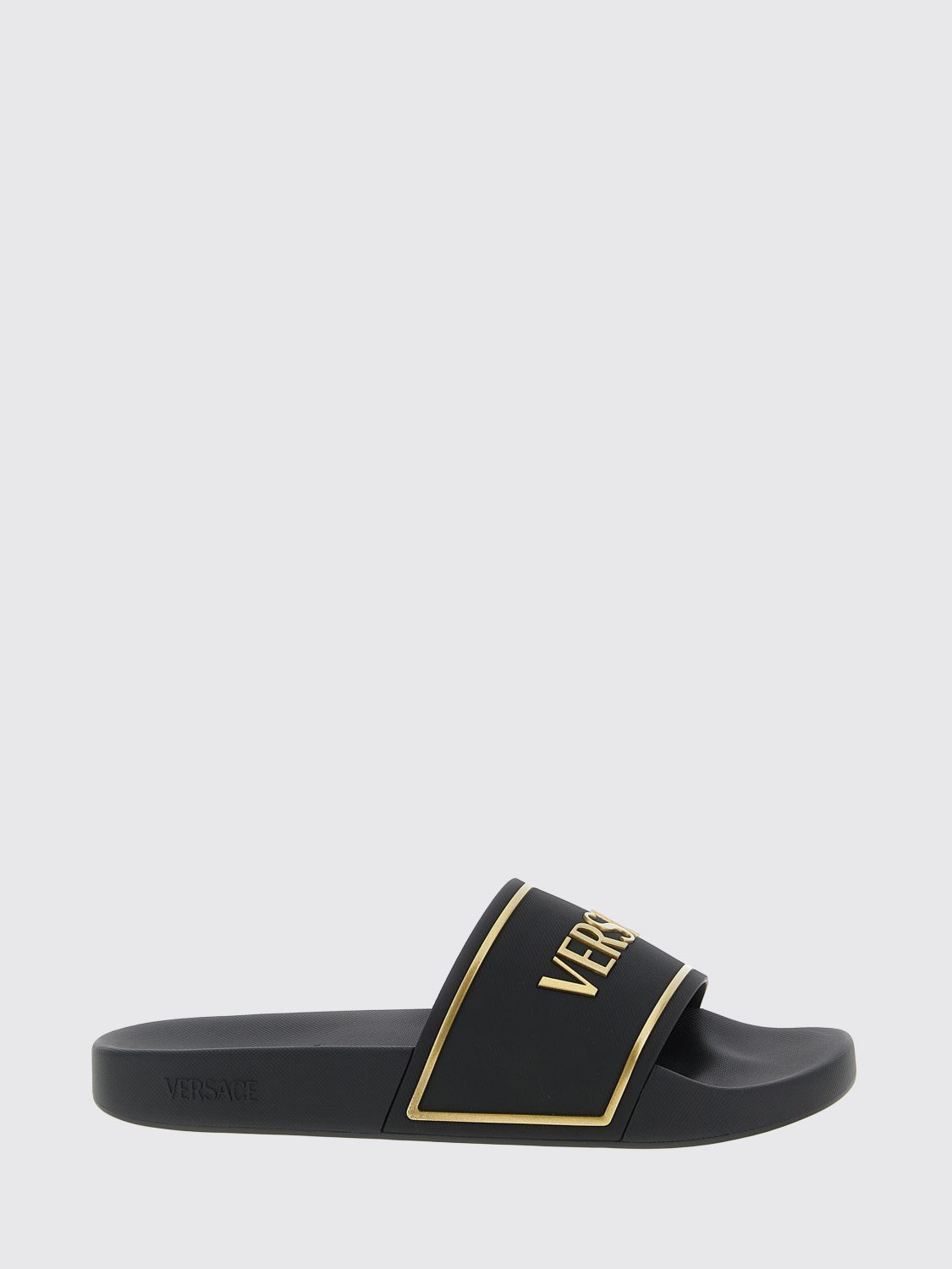 Versace Versace Sandals Men Black Size US 10 / EU 43 - 1 Thumbnail