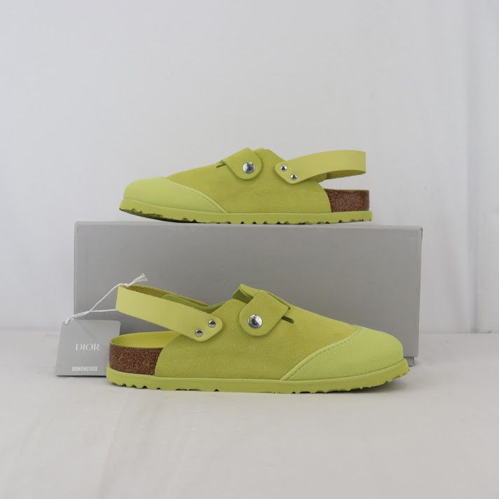 Birkenstock × Dior o1rshd1 M-Tokio Sandal Slipper in Yellow Size US 7 / EU 40 - 10 Thumbnail
