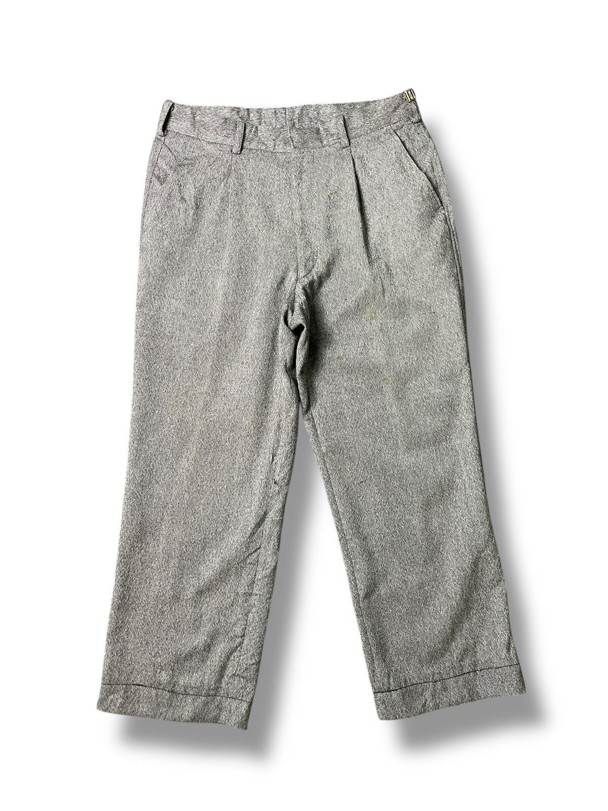 DAKS × Vintage Daks London Brand Formal Wool Trousers (57) Size US 32 / EU 48 - 2 Thumbnail