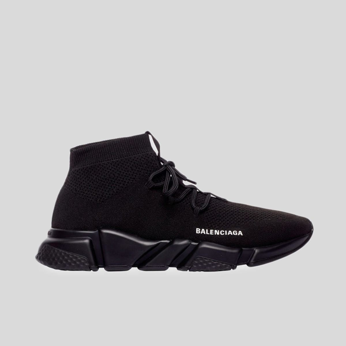 Balenciaga o1tr1nto0525 Speed Sneakers Lace-Up in Black Size US 8 / EU 41 - 1 Thumbnail