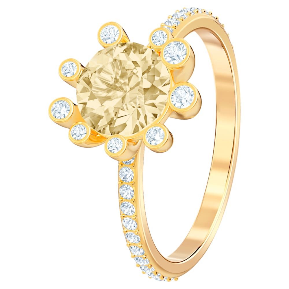 Swarovski Swarovski Olive Ring Multi-colored, Gold-tone plated USA 7 Size ONE SIZE - 7 Thumbnail