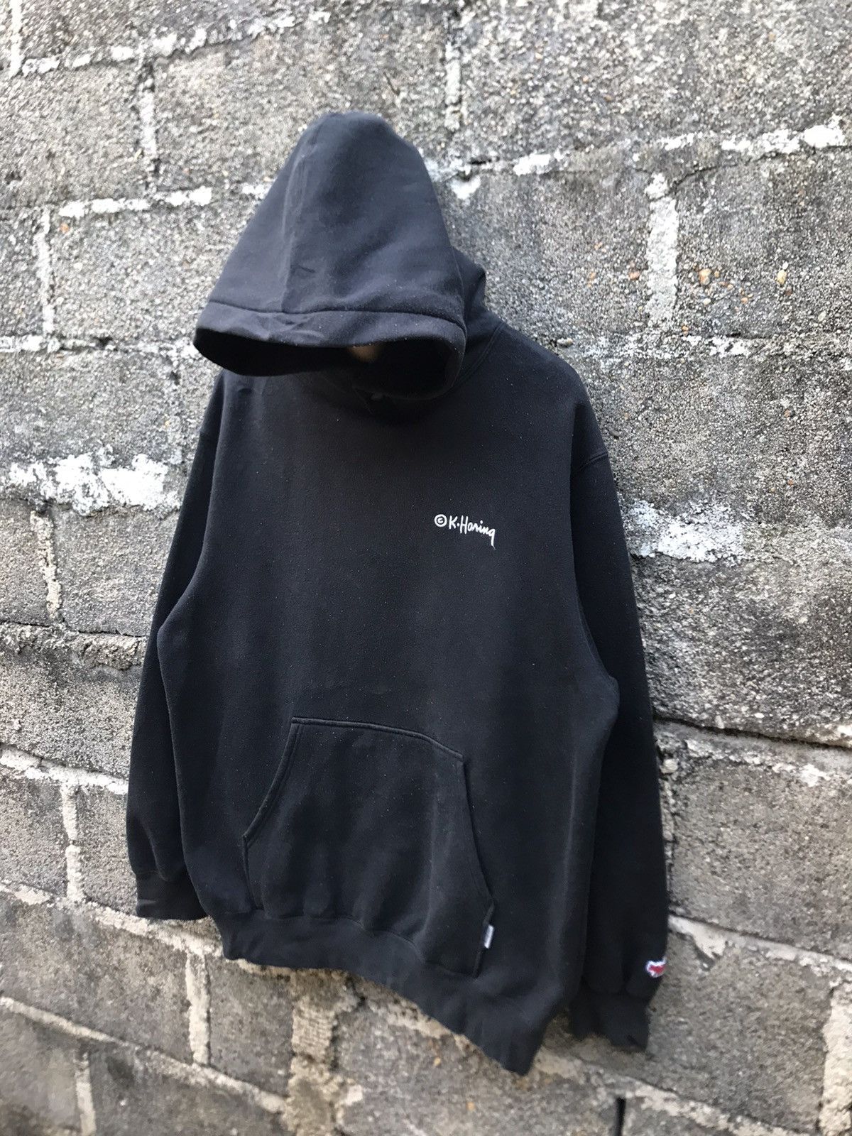 Keith Haring ⚡️Vintage Art Keith Haring Hooded Sweatshirt Size US L / EU 52-54 / 3 - 4 Thumbnail