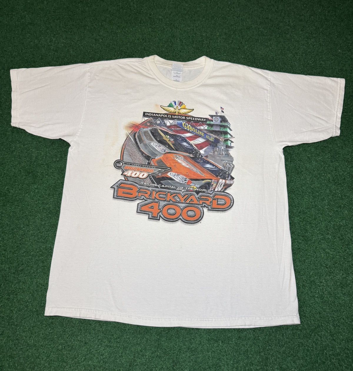 NASCAR Vintage Y2K Nascar Brickyard 400 2003 Racing XL T Shirt Size US XL / EU 56 / 4 - 1 Thumbnail