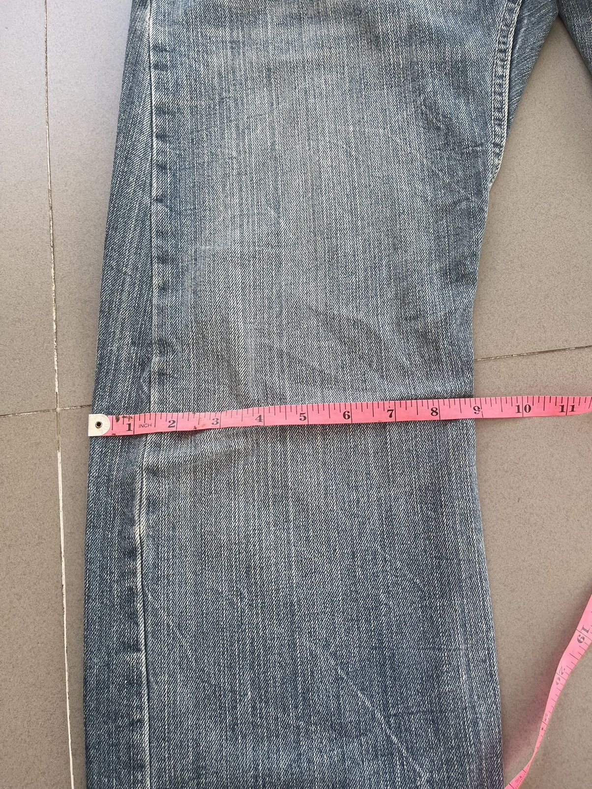 Beauty Beast JAPANESE DOUBLE WAIST POEM MEMORY SPECIAL DENIM JEANS PUNK Size US 30 / EU 46 - 12 Thumbnail