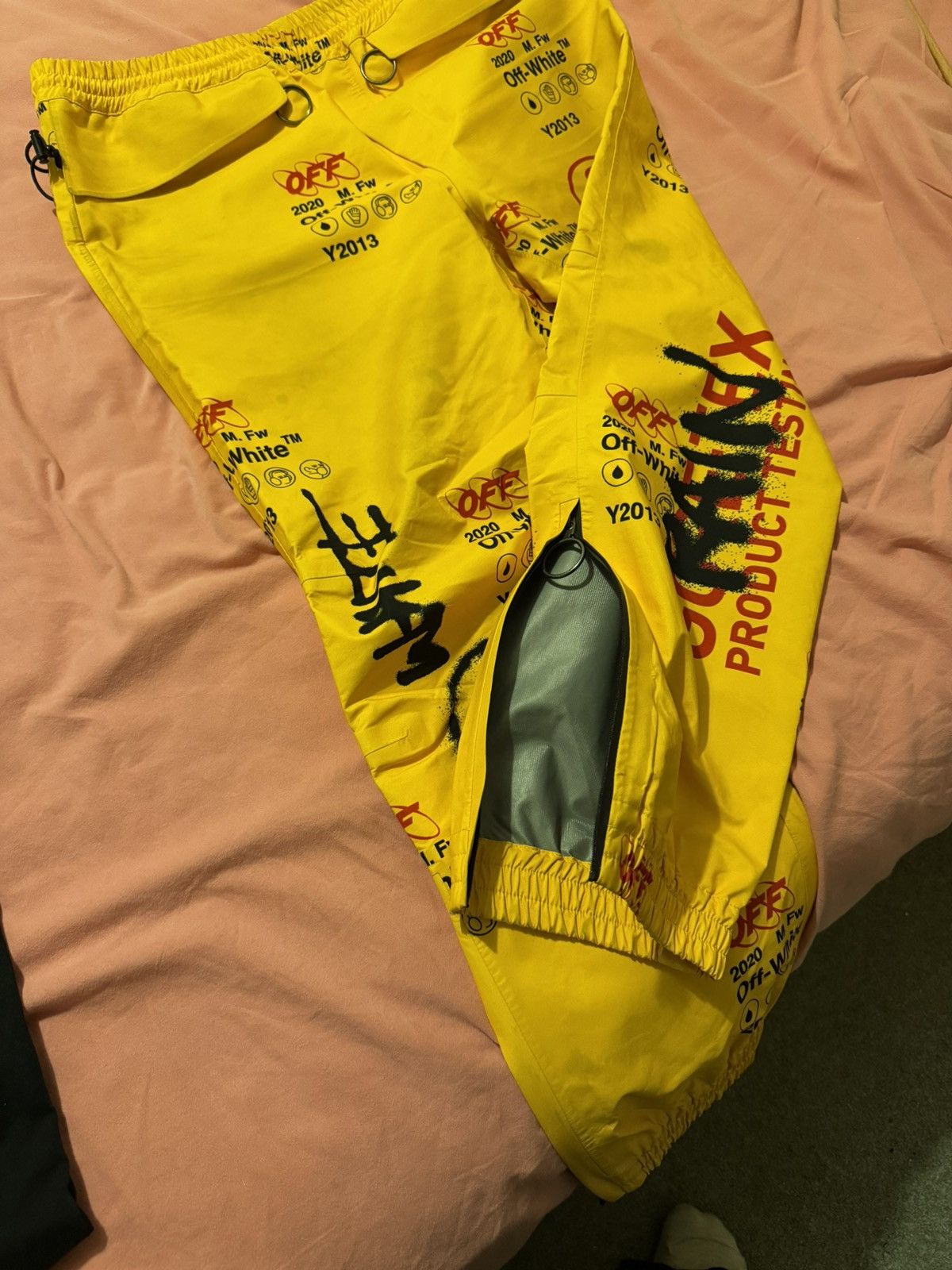 Off-White OFF-WHITE Goretex Graffiti Pants Size US 38 / EU 54 - 4 Thumbnail