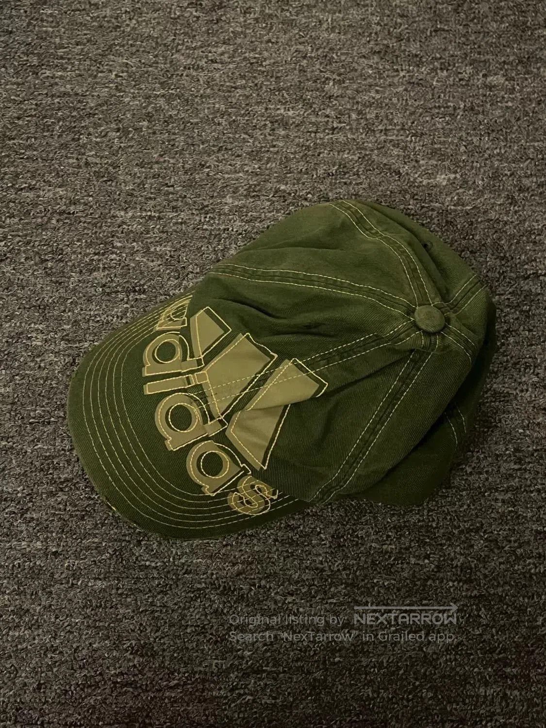 Adidas adidas Vintage Green Fashion Cap. Size ONE SIZE - 1 Thumbnail