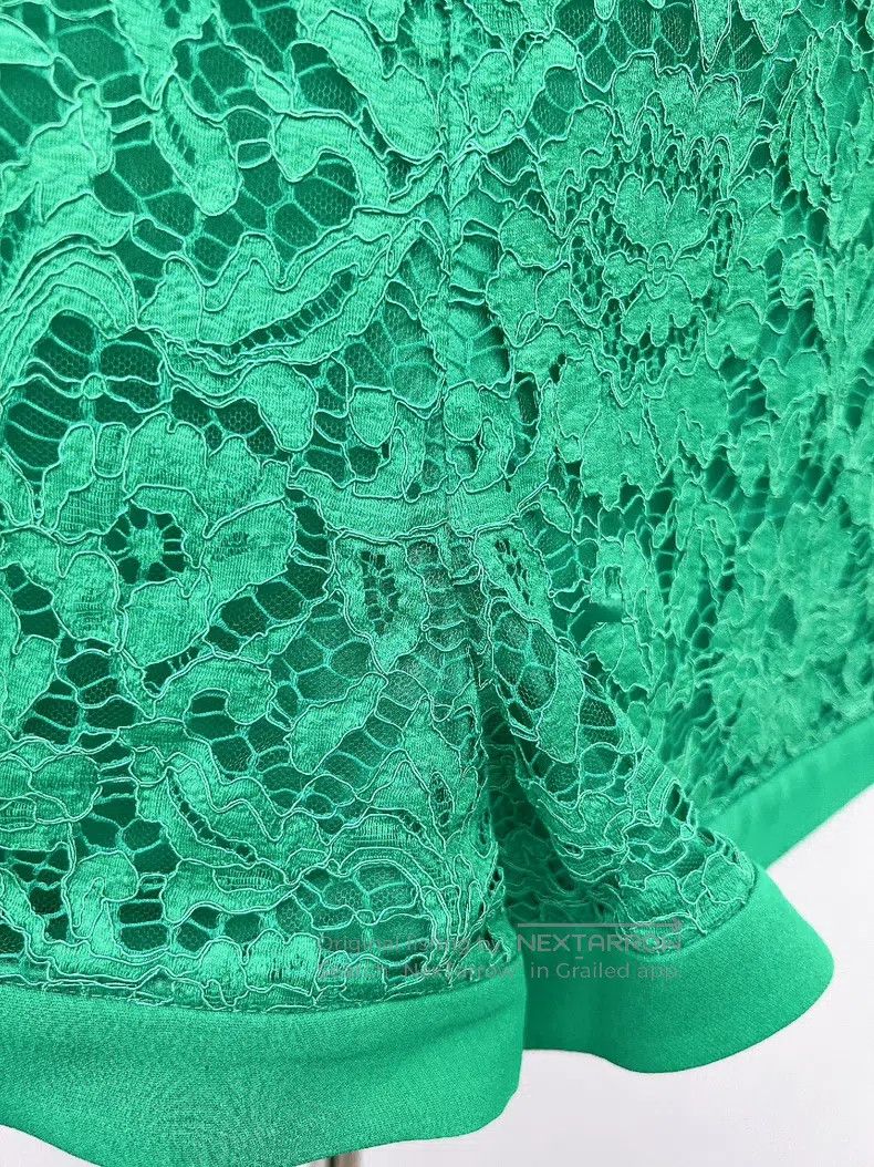 Other Valentino Green lace shorts Size 37" - 3 Thumbnail