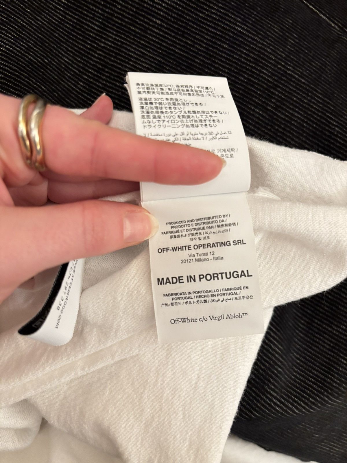 Off-White Off-White Men’s Caravaggio Arrow short-sleeve T-shirt Size Size US M / EU 48-50 / 2 - 9 Thumbnail