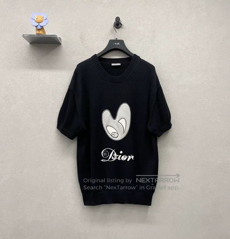 Dior Dior Co-branded black knitted short sleeves Size US M / EU 48-50 / 2 - 2 Thumbnail