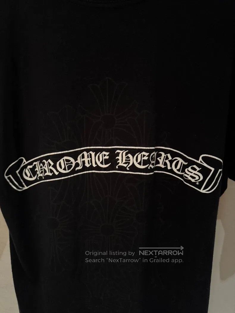 Chrome Hearts CHROME HEARTS Black Scroll Phantom Cross Short Sleeve Size US S / EU 44-46 / 1 - 3 Thumbnail
