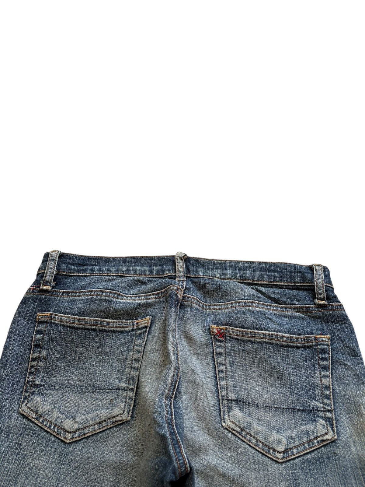 Japanese Brand Vintage Japanese Brand Mud Wash Distressed Flare Jeans Size US 31 - 8 Thumbnail