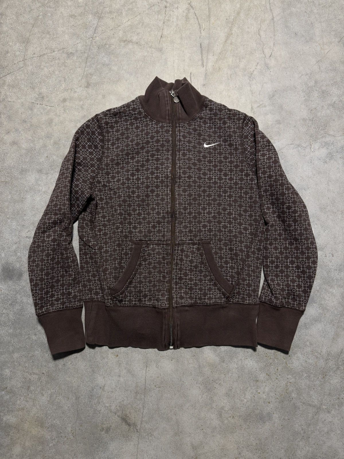 Nike Y2K Women’s brown Nike quarter zip Size S / US 4 / IT 40 - 1 Thumbnail