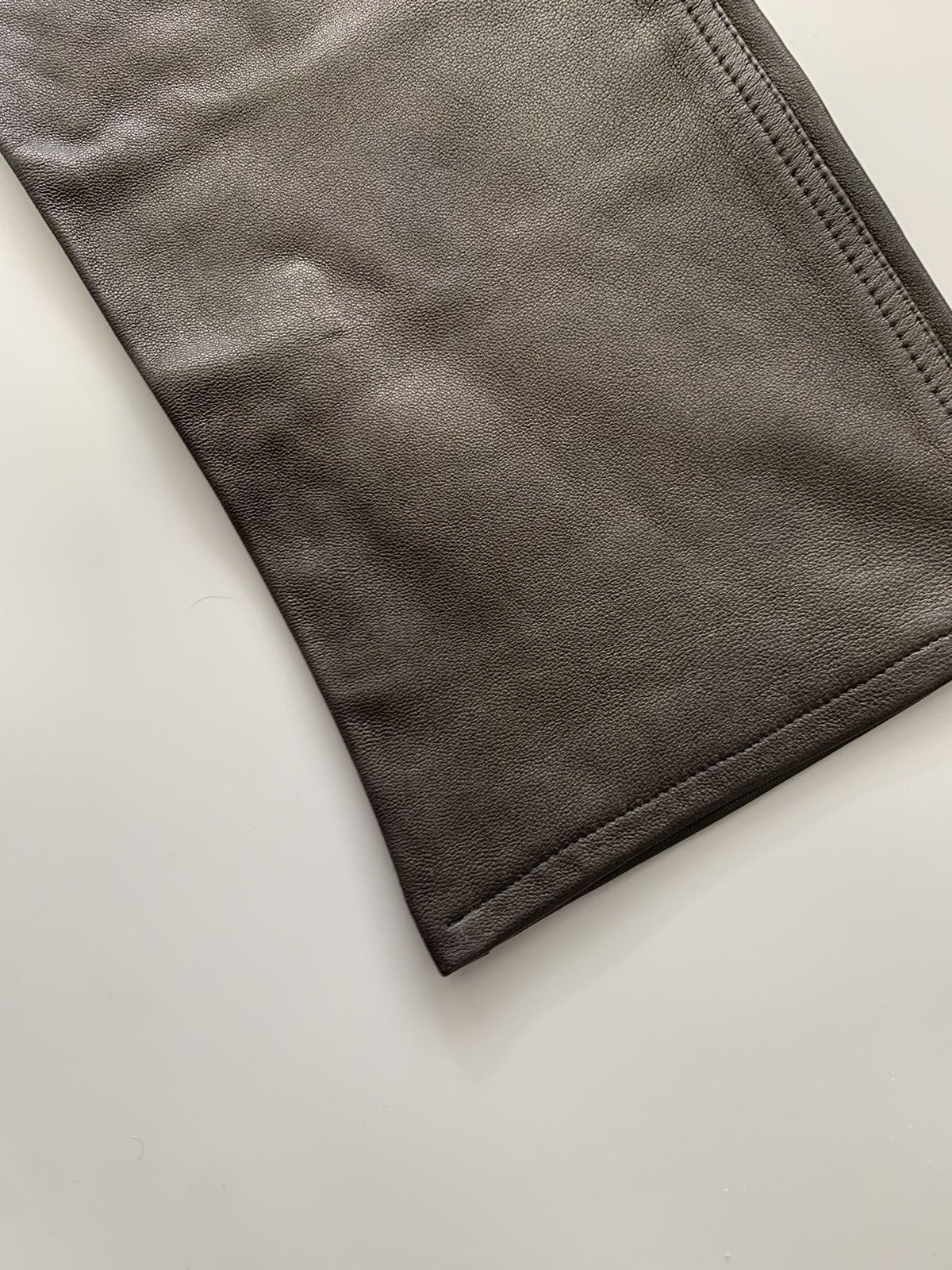 Versace Vintage Versace Leather Pants Y2K streetwear Size 27" / US 4 / IT 40 - 8 Thumbnail