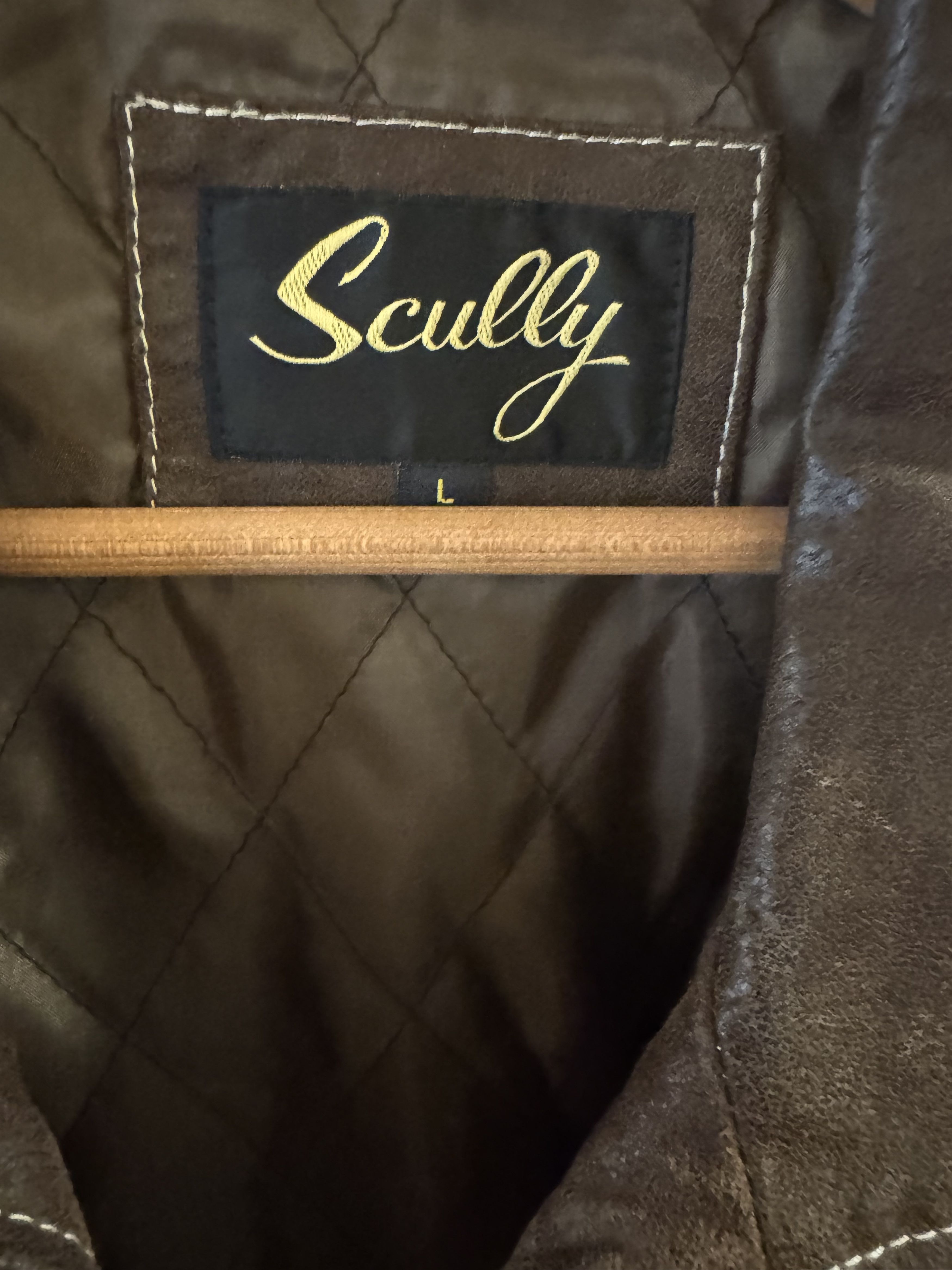 Scully Leather Skully Dark Brown Leather Jacket US Large Size US L / EU 52-54 / 3 - 1 Thumbnail