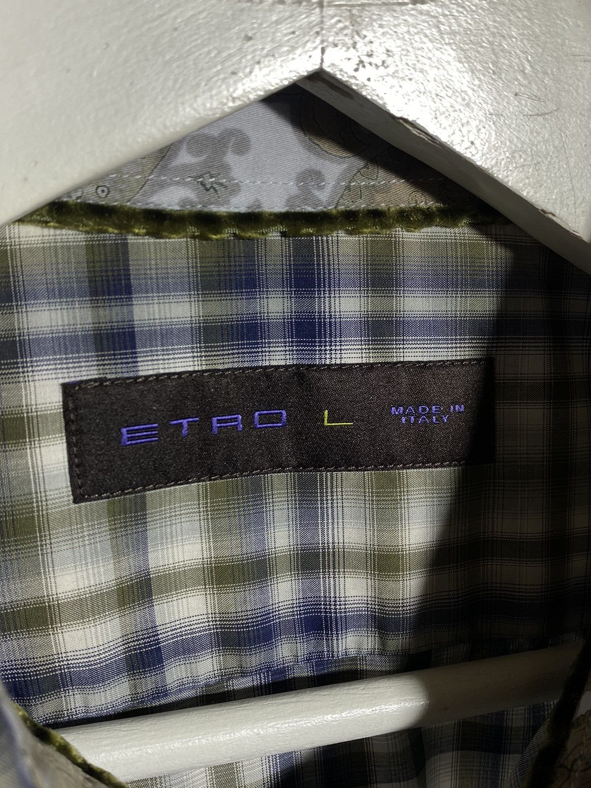 Etro Etro Checked Long Sleeve Shirt Men’s Size US L / EU 52-54 / 3 - 17 Thumbnail
