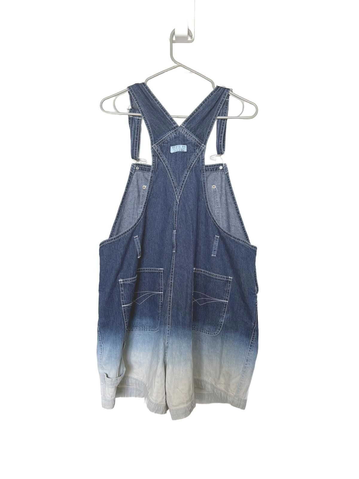 Route 66 Route 66 Women's Denim Overalls - Ombre Shortalls Size 36" / US 14 / IT 50 - 4 Thumbnail