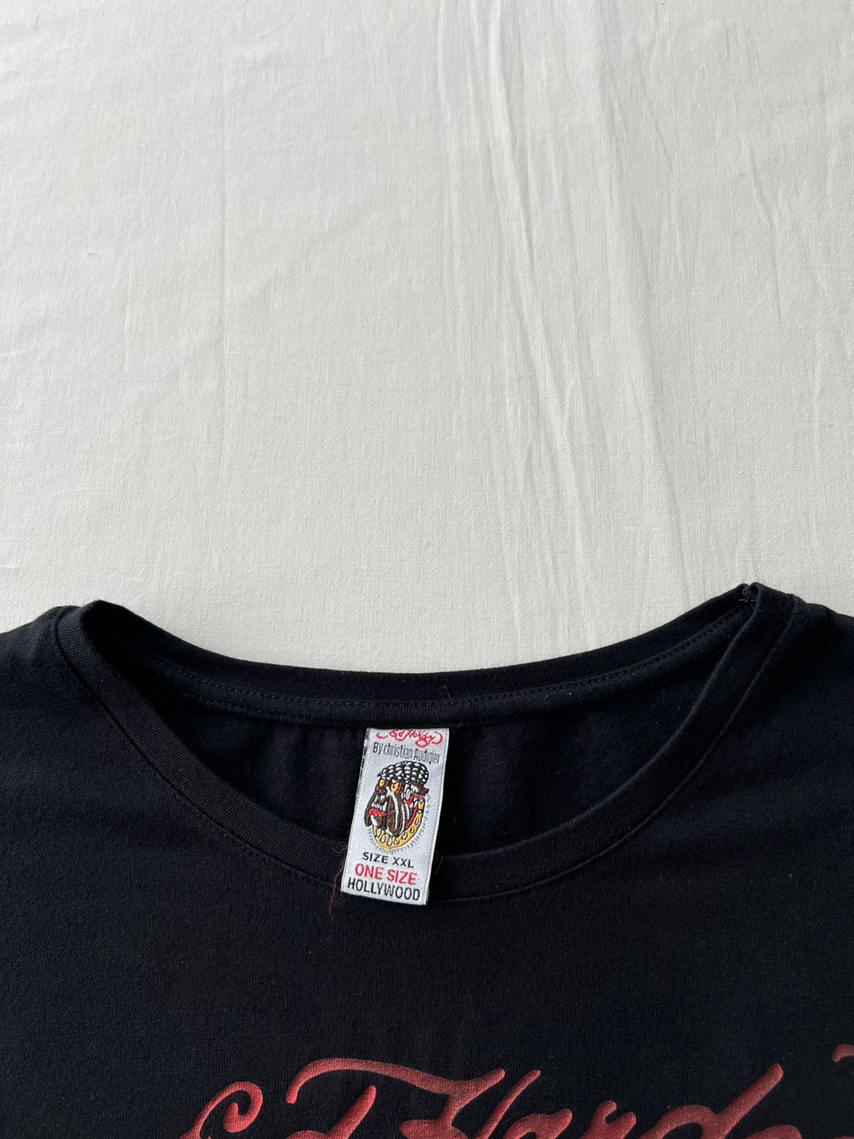 Ed Hardy Ed Hardy Christian Audigier Tattoo Rose Black T-shirt Size S / US 4 / IT 40 - 9 Thumbnail