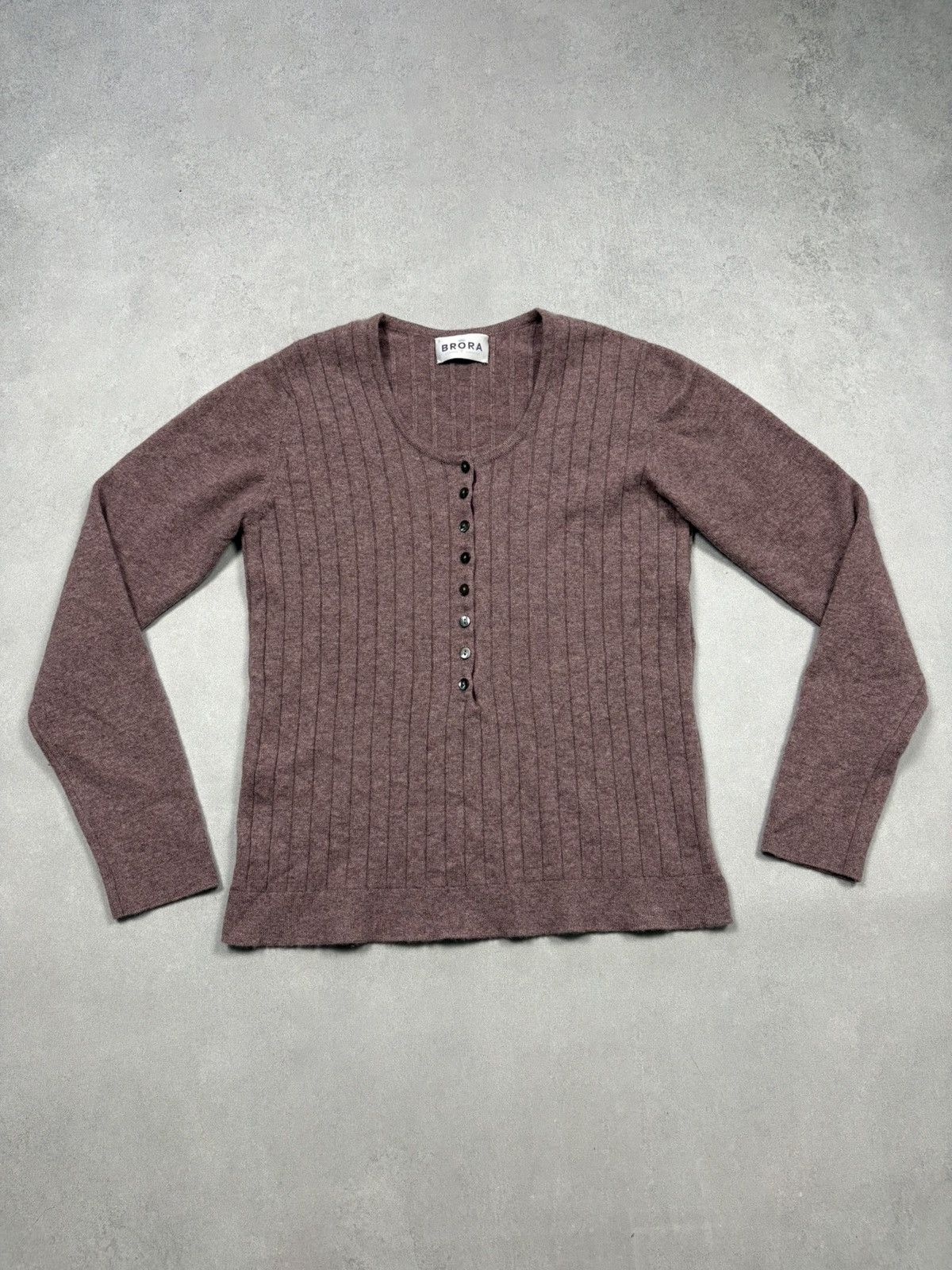 Other Brora Scottish Cashmere Knit Button Sweater Soft Cardigan Size S / US 4 / IT 40 - 1 Thumbnail