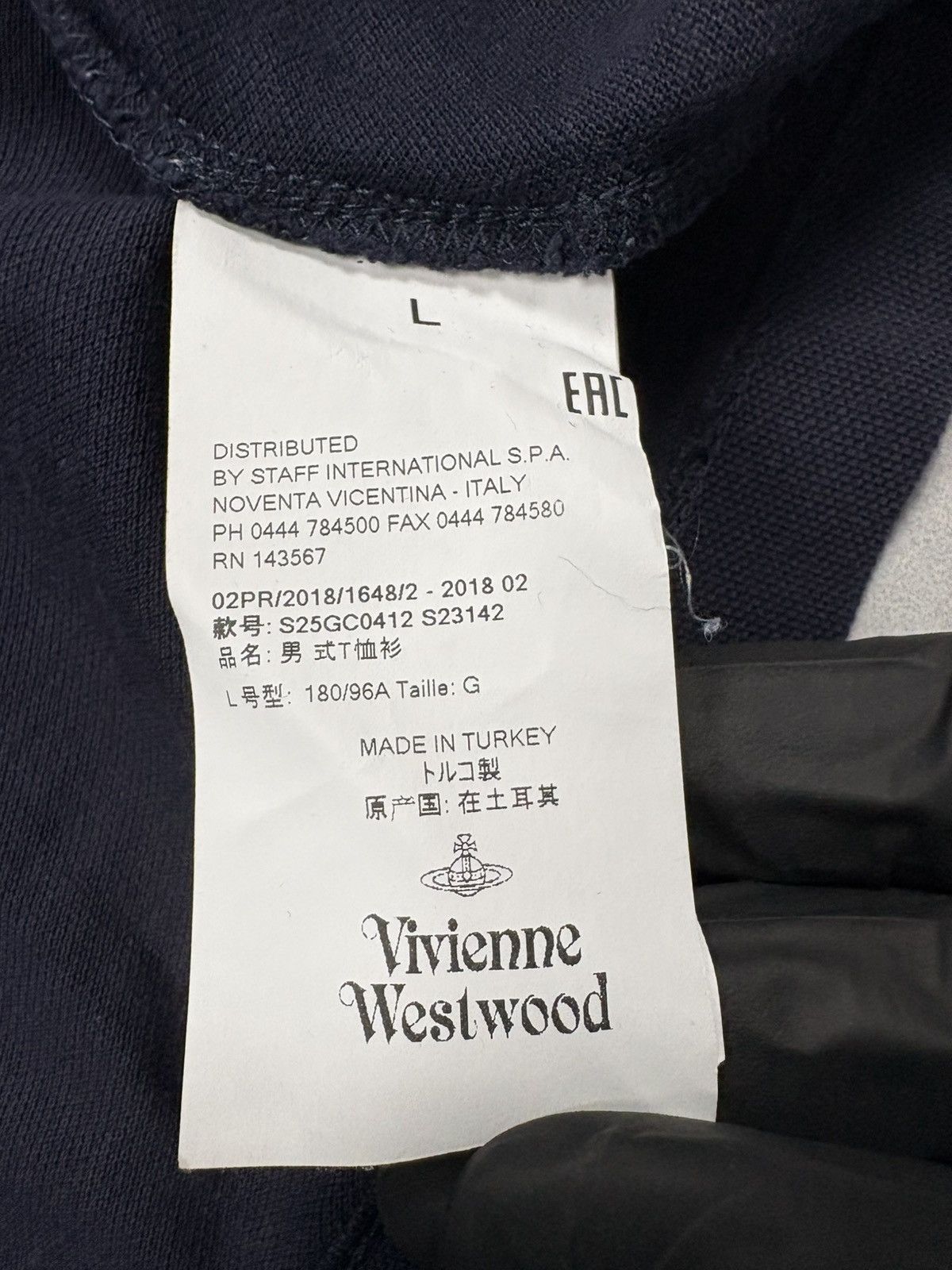 Vivienne Westwood Vivienne Westwood Orb Logo Button Up T-Shirt Navy Blue L Size US L / EU 52-54 / 3 - 11 Thumbnail