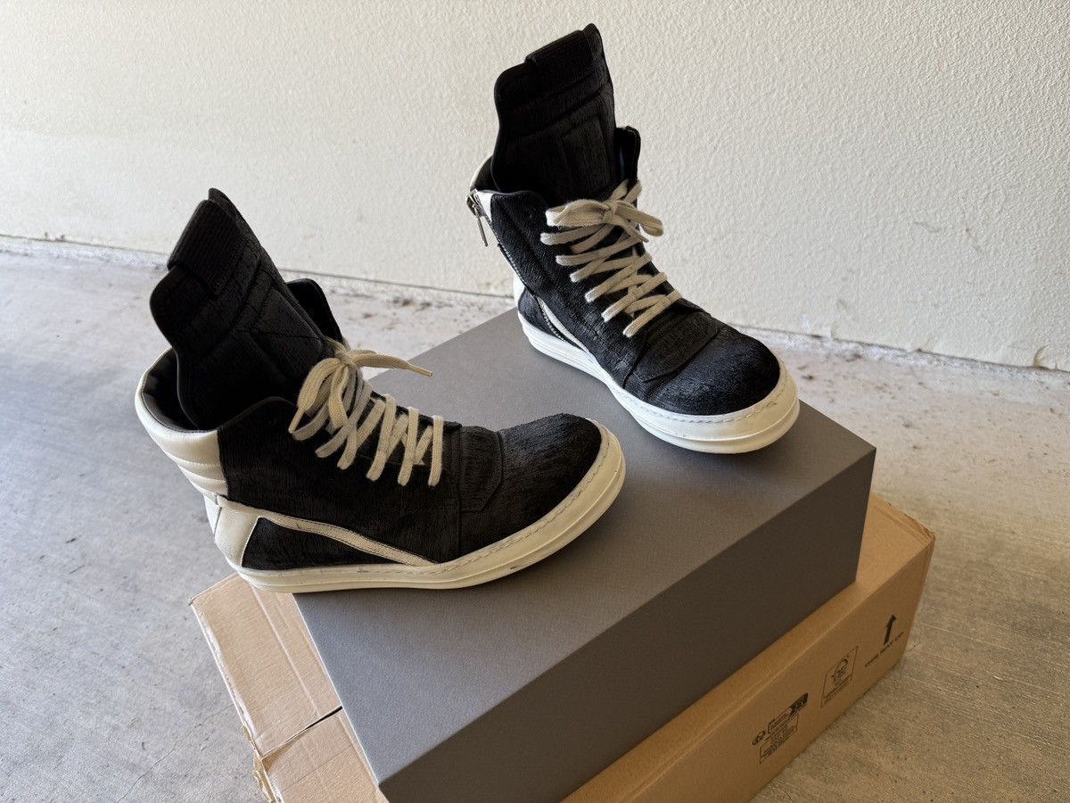 Rick Owens Blistered/Distressed SS25 Hollywood Geobaskets Size US 7 / EU 40 - 5 Thumbnail