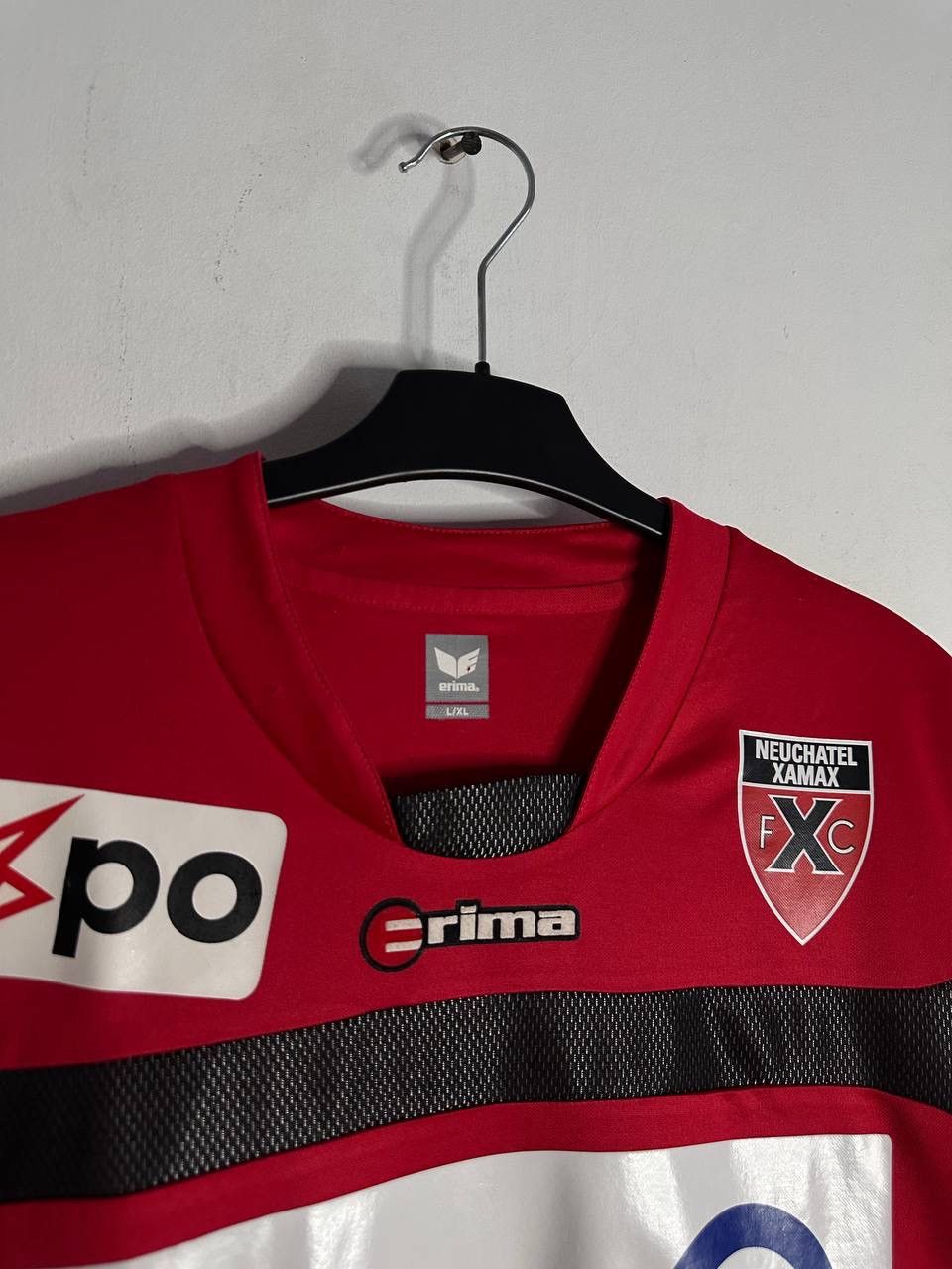 Erima Neuchâtel Xamax Erima Match Soccer Jersey Super League Rare Size US XL / EU 56 / 4 - 3 Thumbnail