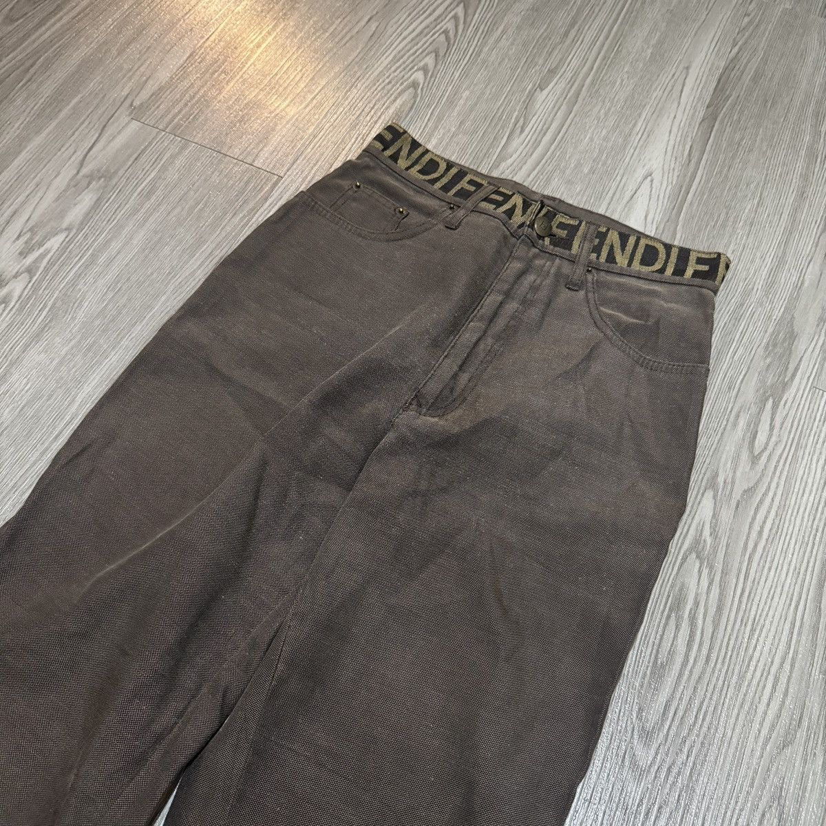 Fendi Fendi Taped Belt Pants Size 26" / US 2 / IT 38 - 2 Thumbnail