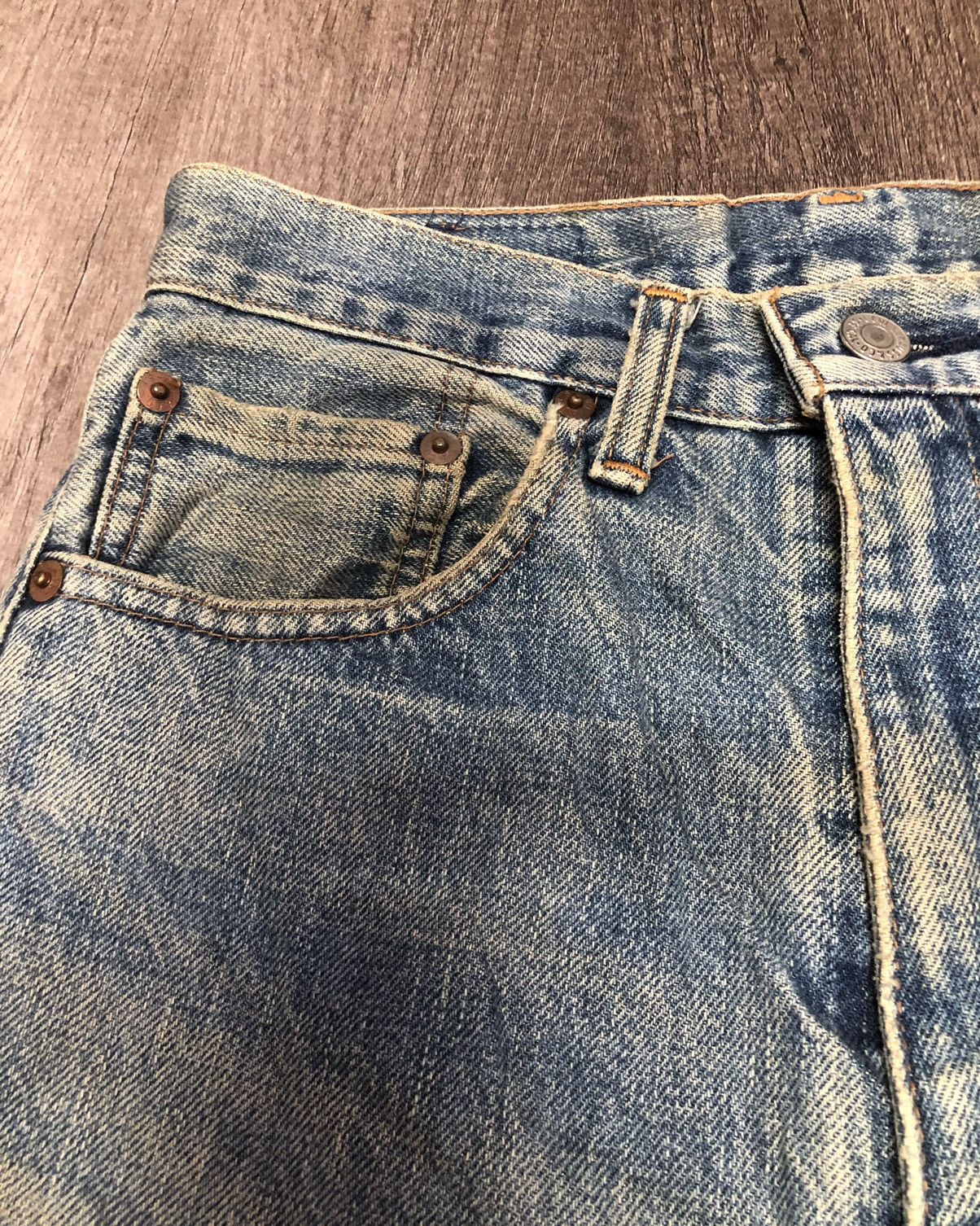 Levi's × Vintage Vintage Levi's Big E 502 Selvedge Jeans Size US 28 / EU 44 - 11 Thumbnail
