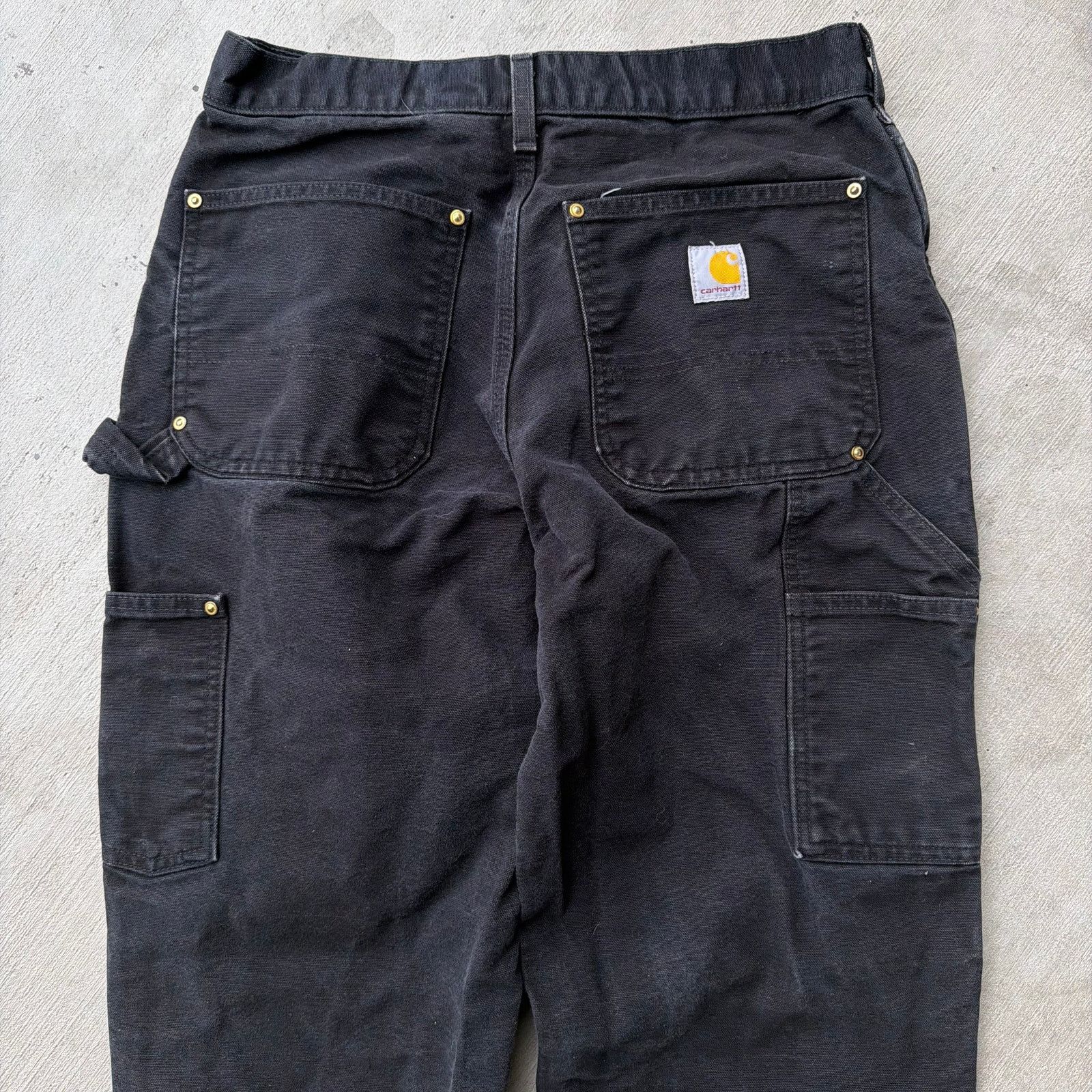 Carhartt × Vintage Carhartt black double knee work wear carpenter pants Size US 30 / EU 46 - 6 Thumbnail