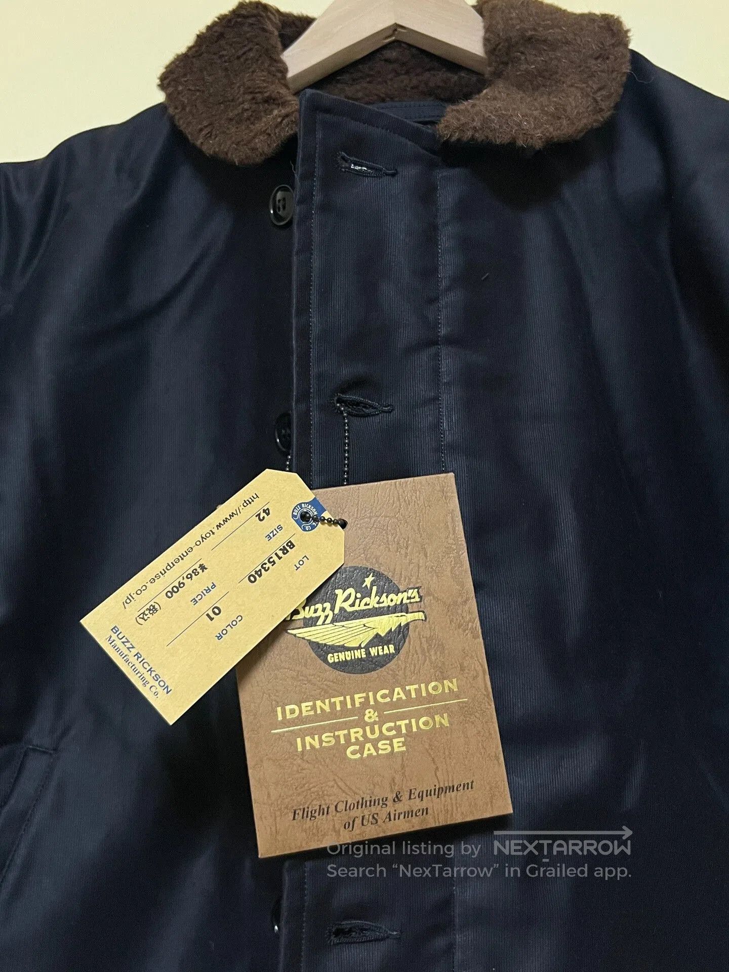 Buzz Rickson's Buzz Rickson's N1 Alpaca Military Jacket. Size US XS / EU 42 / 0 - 2 Thumbnail