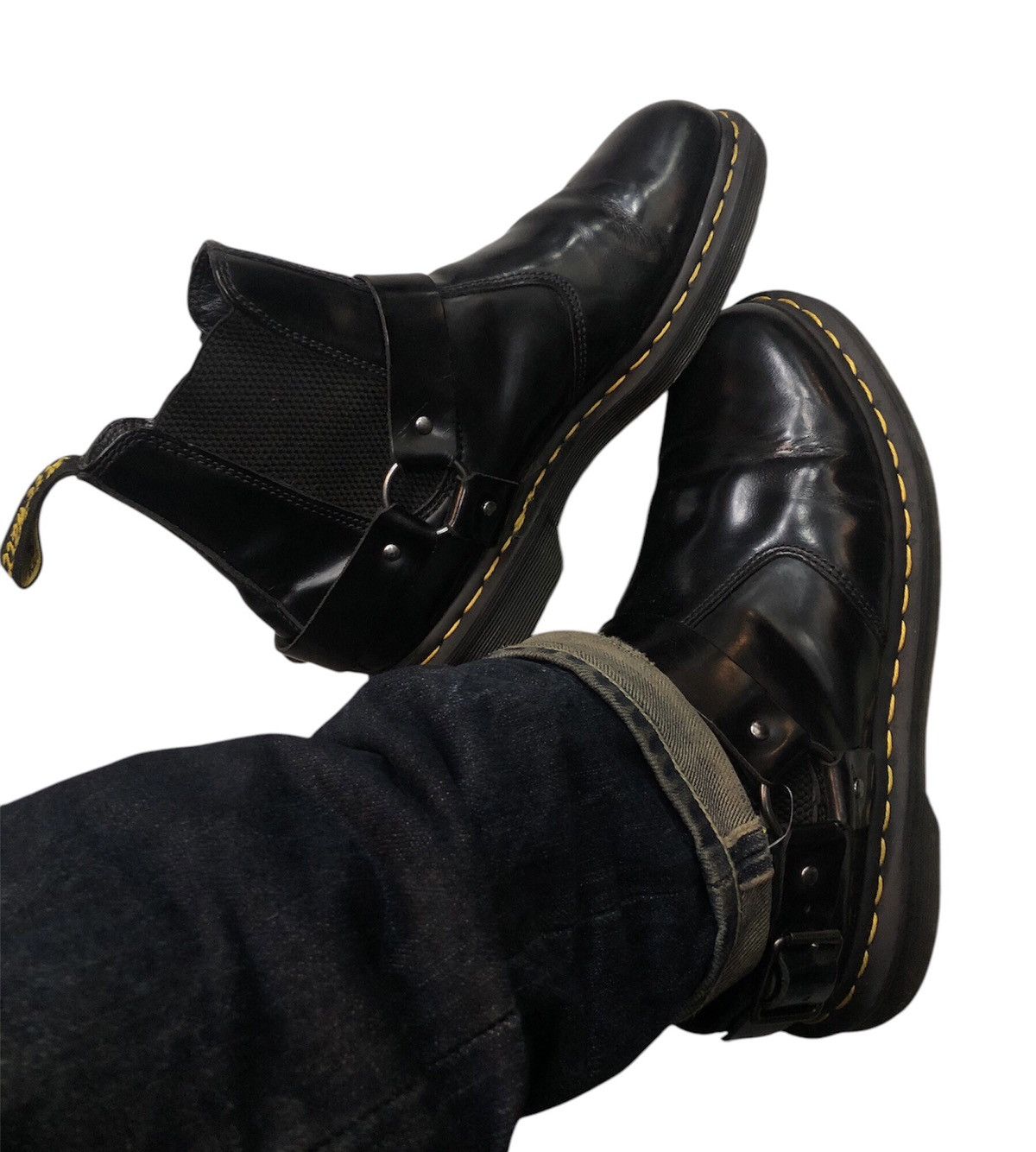 Dr. Martens × Vintage Vintage Dr.Martens Boots Leather Shoes Unisex Uk8/Us9 Size US 8 / EU 41 - 18 Thumbnail