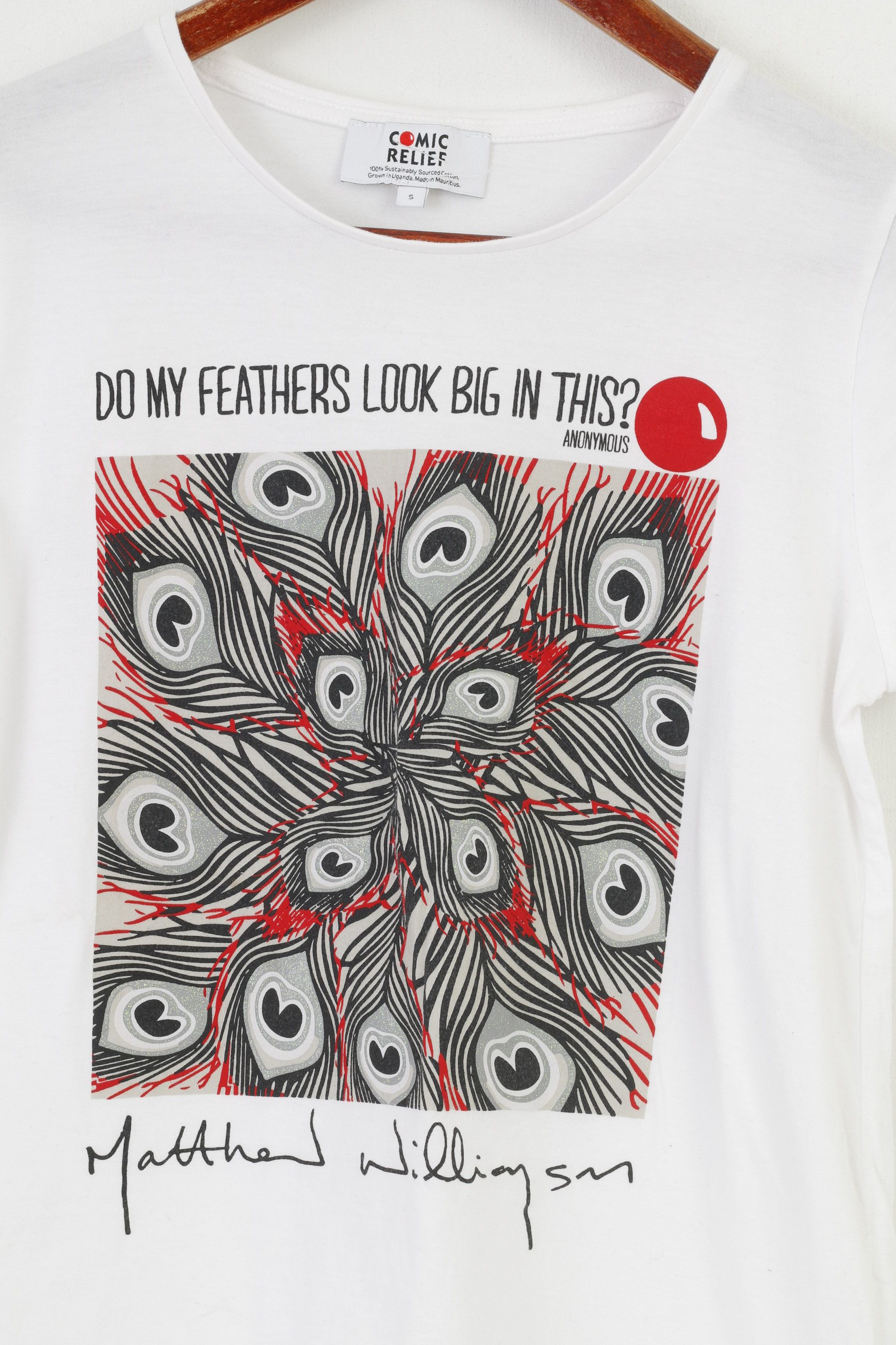 Vintage Comic Relief Women S T-Shirt Matthew Williamson 10369 Size S / US 4 / IT 40 - 4 Thumbnail