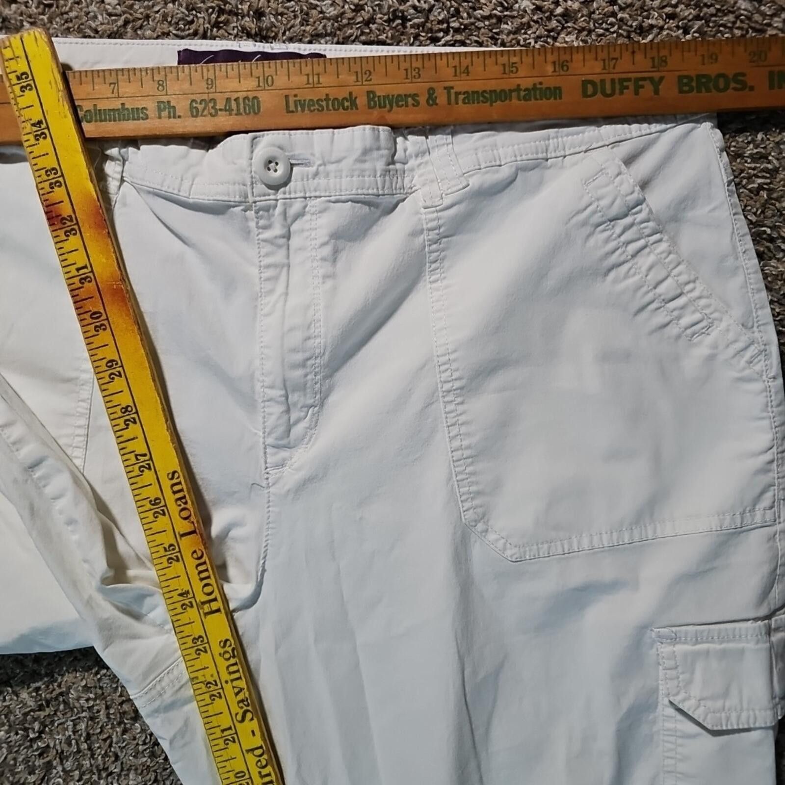 Other Gloria Vanderbilt Crop White Pants 16W Size 38" / US 16 / IT 52 - 5 Thumbnail