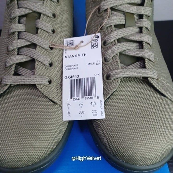Adidas adidas Originals STAN SMITH SHOES Olive sz 8 (Men's) Size US 8 / EU 41 - 8 Thumbnail