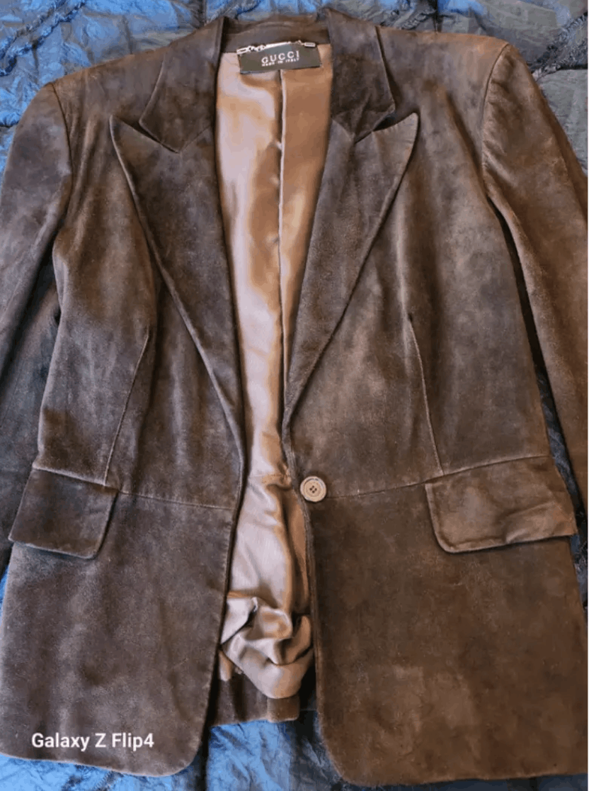 Gucci × Tom Ford Gucci Jacket Leather Coat Bike Biker Blazer Vintage EX0005 Size S / US 4 / IT 40 - 1 Thumbnail