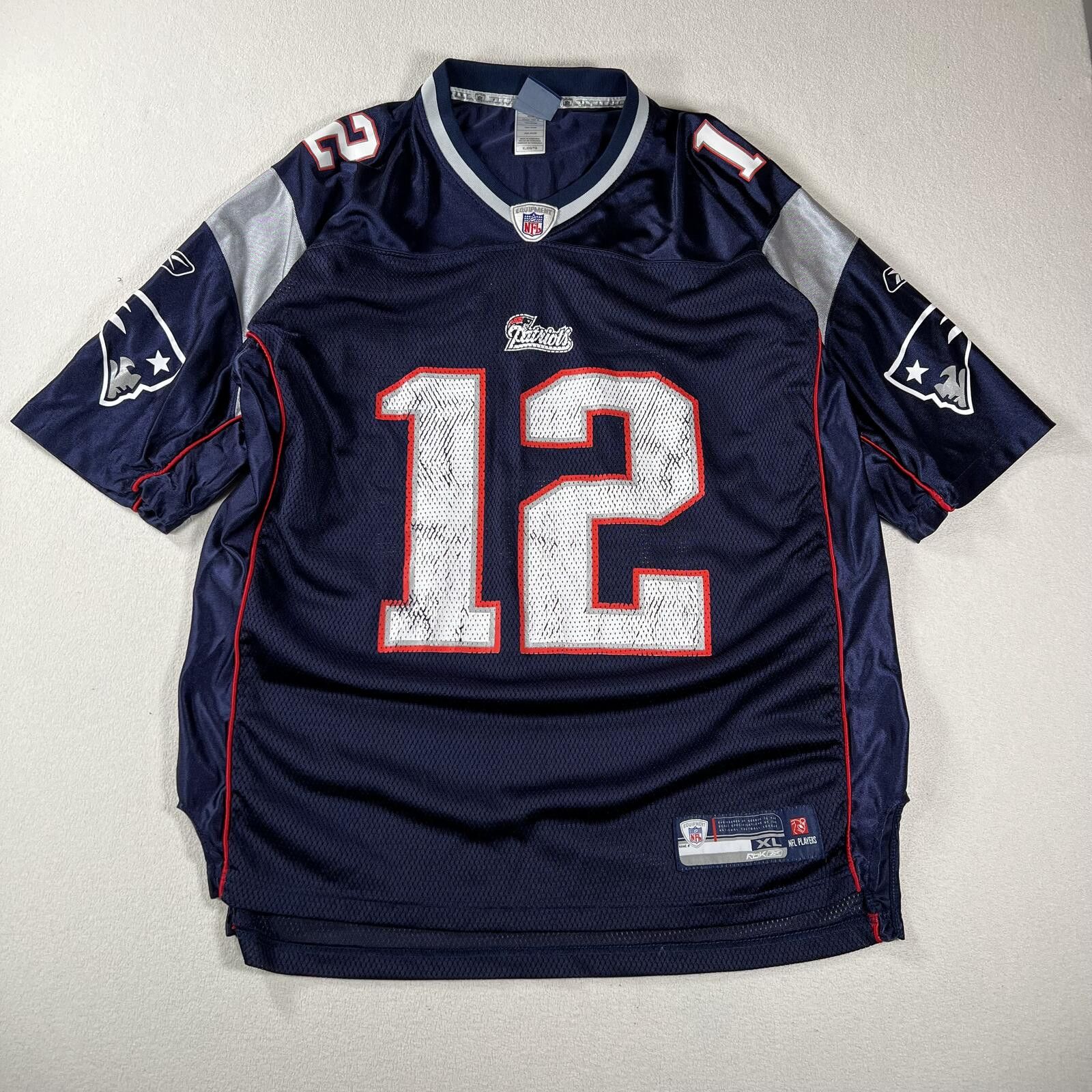 Reebok Vintage New England Patriots Tom Brady Reebok NFL Jersey Size US XL / EU 56 / 4 - 1 Thumbnail
