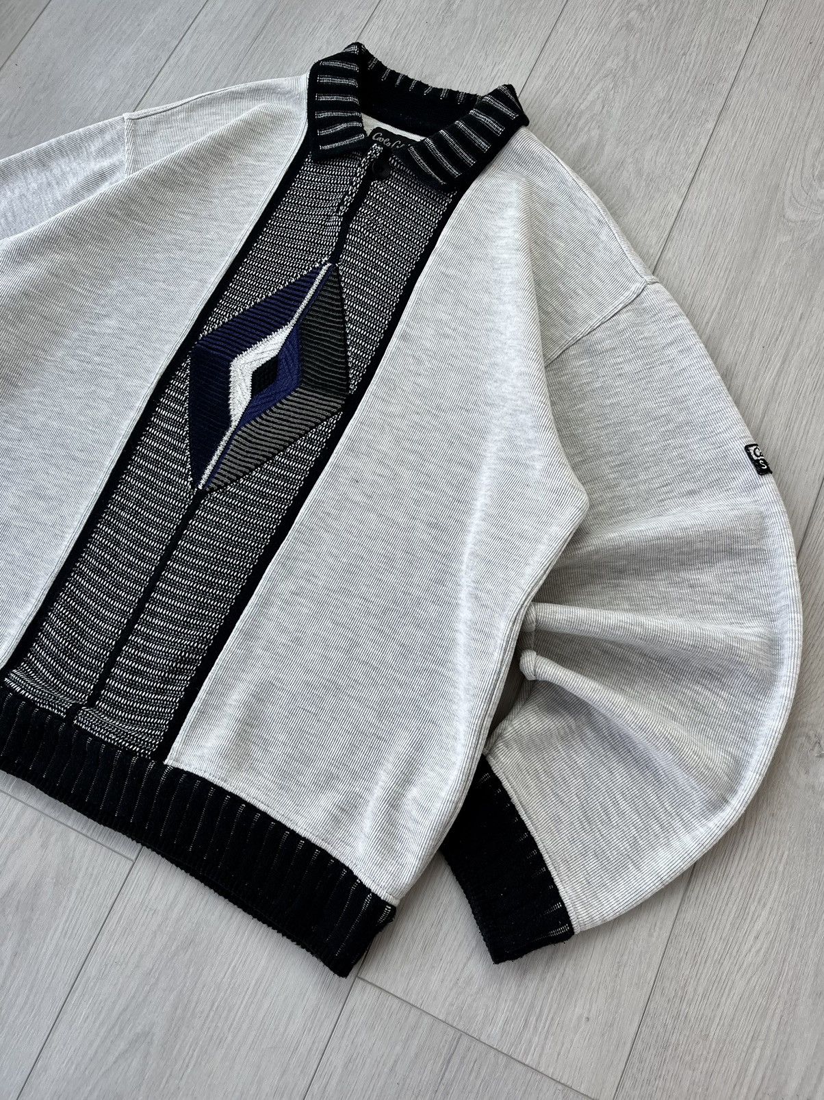 Carlo Colucci Vintage Carlo Colucci Knitted Sweater Y2K Coogi Style 90s Size US L / EU 52-54 / 3 - 3 Thumbnail