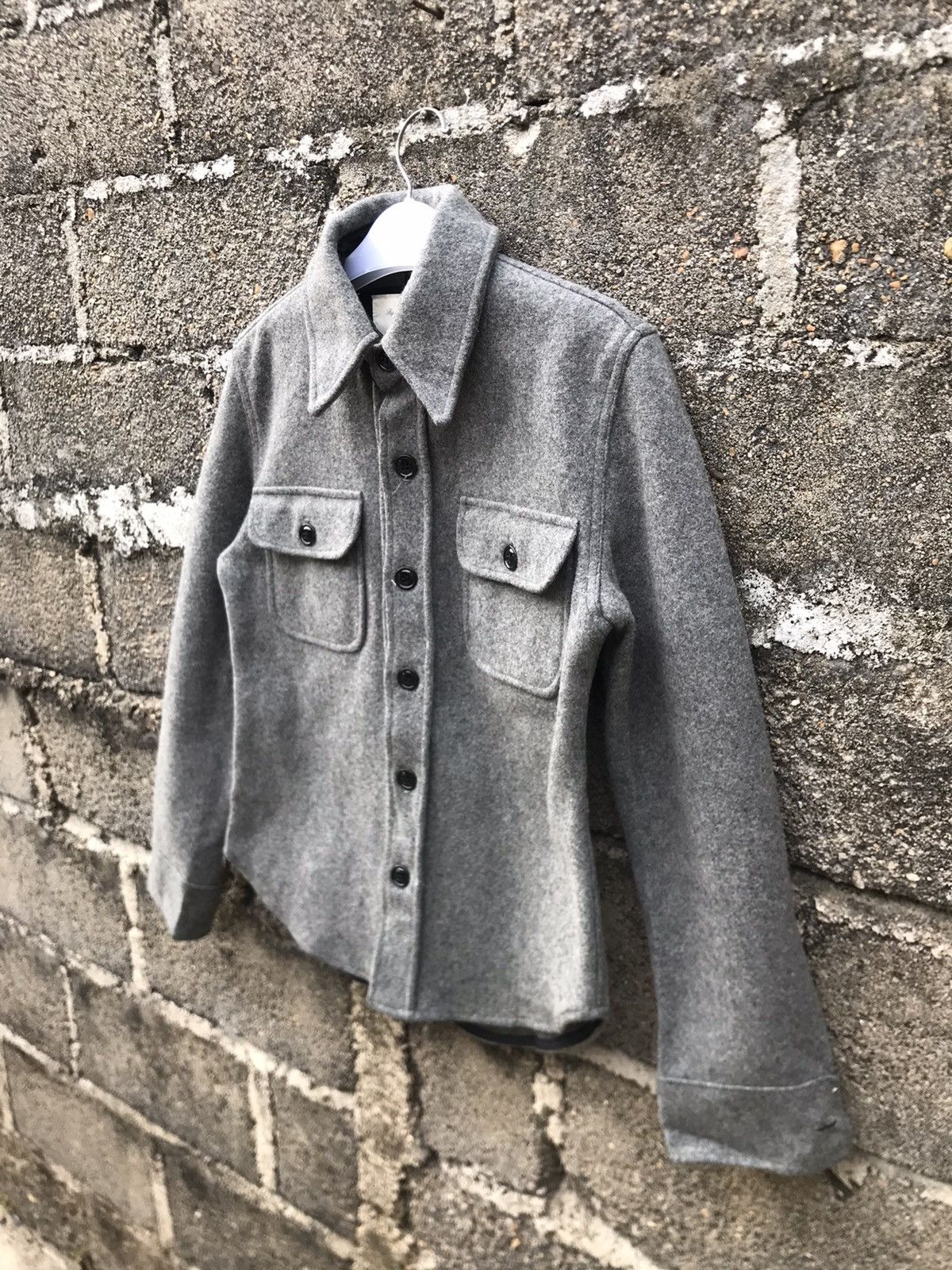 Fidelity 🔥Fidelity By Gerald & Stewart Wool Button Shirt Jacket Size S / US 4 / IT 40 - 3 Thumbnail